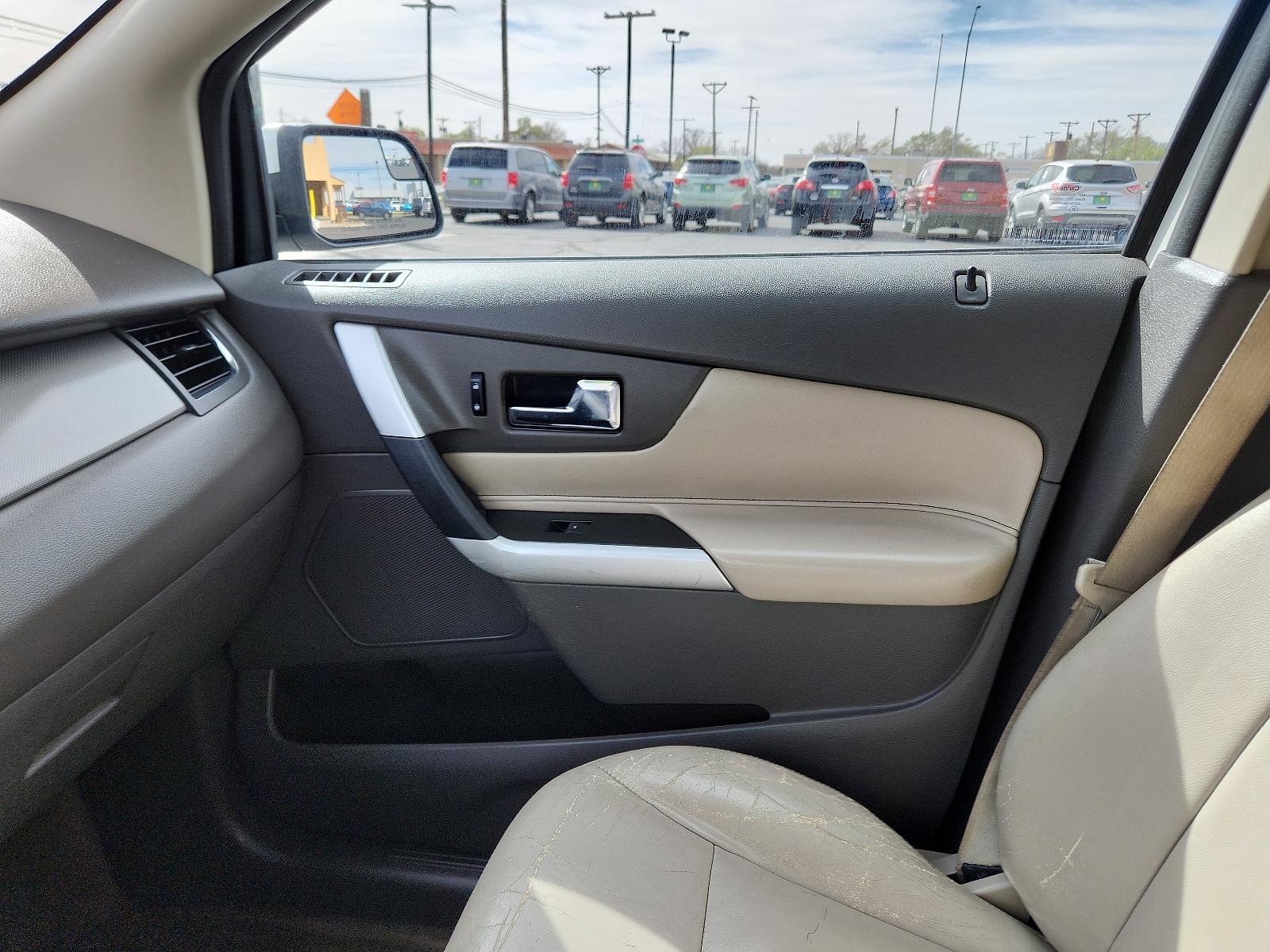 2012 White Suede /Charcoal Black Cloth Interior Ford Edge SEL (2FMDK3JC5CB) with an 3.5L TI-VCT V6 ENGINE engine, located at 4711 Ave Q, Lubbock, TX, 79412, (806) 687-2362, 33.551304, -101.855293 - Photo #28