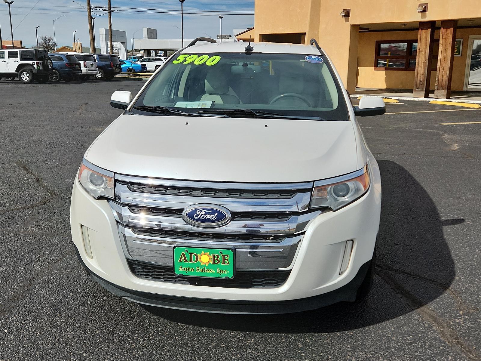 2012 White Suede /Charcoal Black Cloth Interior Ford Edge SEL (2FMDK3JC5CB) with an 3.5L TI-VCT V6 ENGINE engine, located at 4711 Ave Q, Lubbock, TX, 79412, (806) 687-2362, 33.551304, -101.855293 - Photo #7