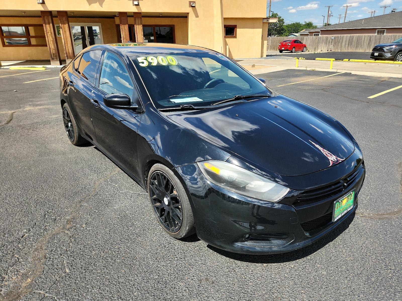 2015 Pitch Black Clearcoat /Black Dodge Dart SXT (1C3CDFBB0FD) with an ENGINE: 2.4L I4 MULTIAIR engine, located at 4711 Ave Q, Lubbock, TX, 79412, (806) 687-2362, 33.551304, -101.855293 - Photo #6
