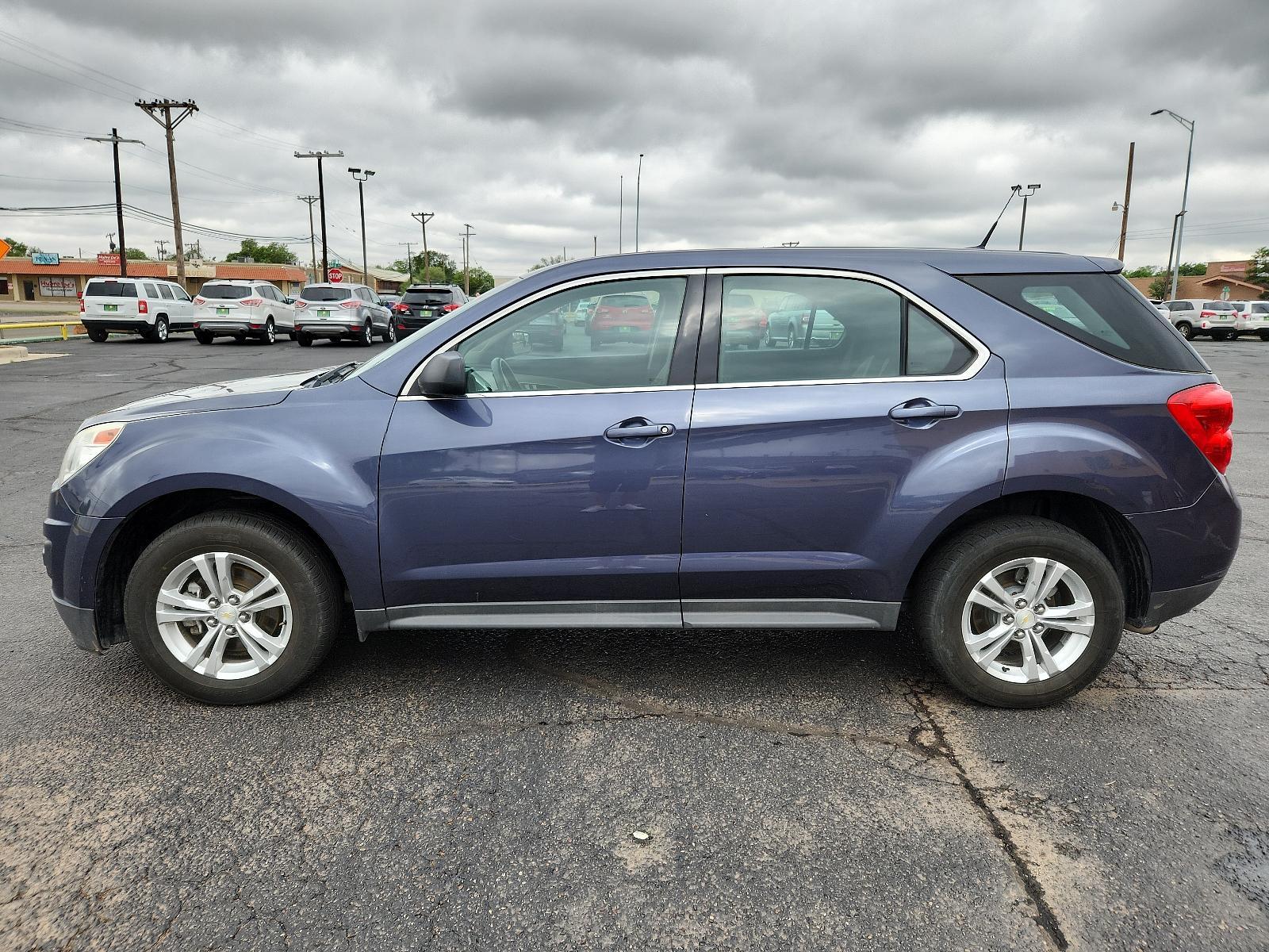 2014 Atlantis Blue Metallic /Jet Black Chevrolet Equinox LS (2GNALAEK7E6) with an ENGINE, 2.4L DOHC 4-CYLINDER SIDI (SPARK IGNITION DIRECT INJECTION) engine, located at 4711 Ave Q, Lubbock, TX, 79412, (806) 687-2362, 33.551304, -101.855293 - Photo #1