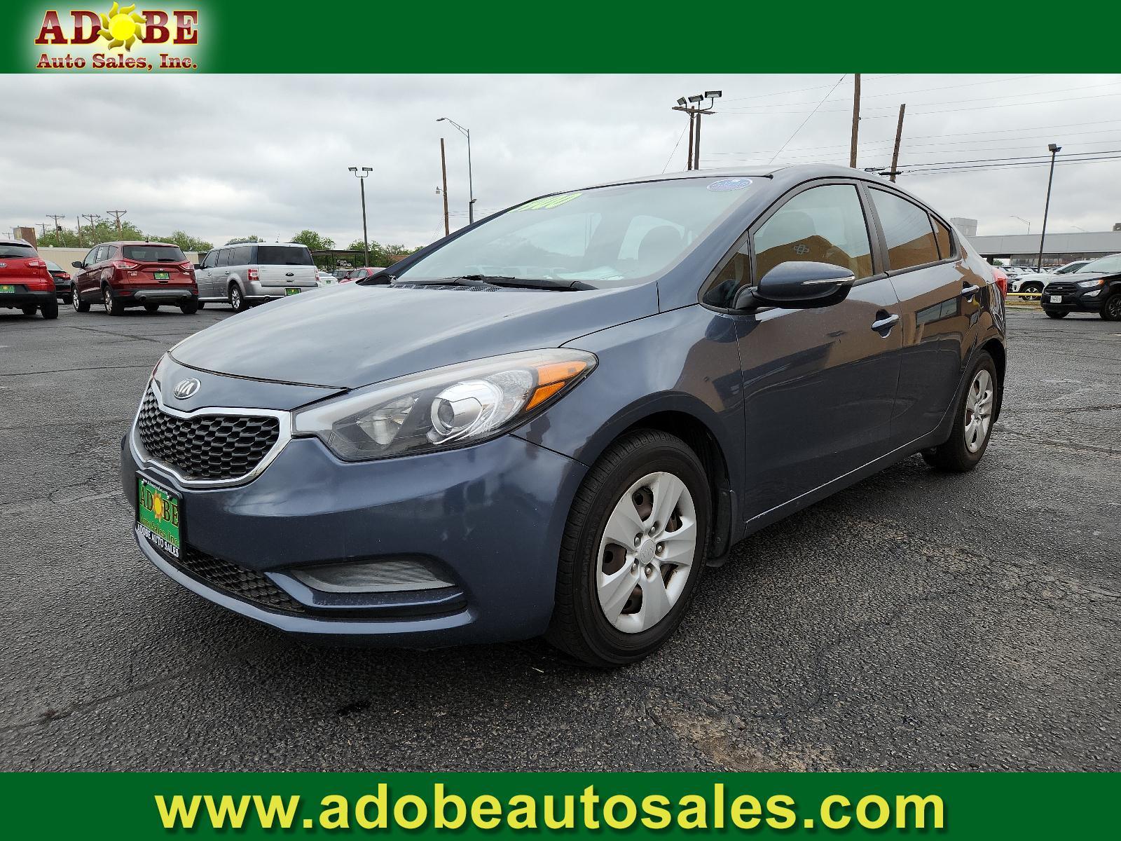 2015 Graphite Steel /Black Kia Forte LX (KNAFX4A63F5) with an Engine: 1.8L I4 DOHC D-CVVT engine, located at 4711 Ave Q, Lubbock, TX, 79412, (806) 687-2362, 33.551304, -101.855293 - Photo #0