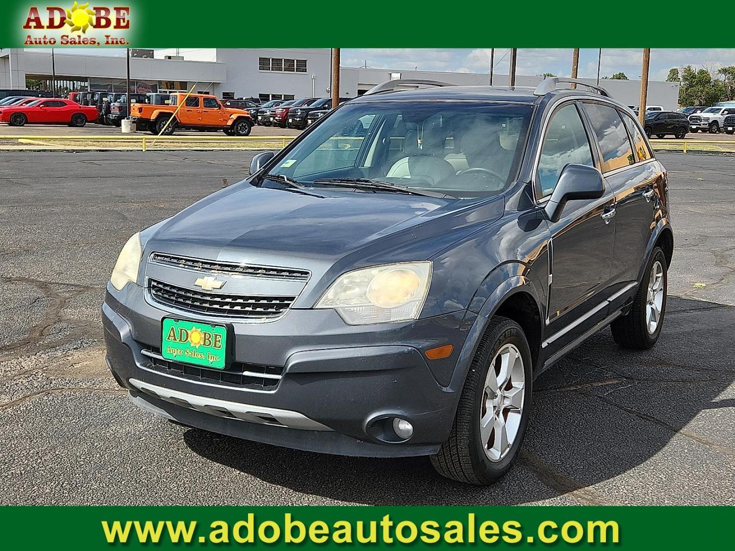 2013 GRAY Chevrolet Captiva Sport LTZ (3GNAL4EK6DS) with an ECOTEC 2.4L I-4 gasoline direct injection, DOHC, variable valve control, regular unleaded, engine with 180HP engine, located at 4711 Ave Q, Lubbock, TX, 79412, (806) 687-2362, 33.551304, -101.855293 - Photo#0
