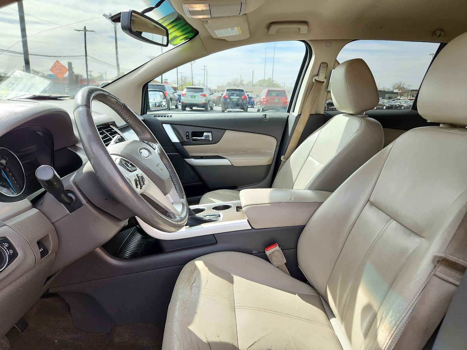 2012 White Suede /Charcoal Black Cloth Interior Ford Edge SEL (2FMDK3JC5CB) with an 3.5L TI-VCT V6 ENGINE engine, located at 4711 Ave Q, Lubbock, TX, 79412, (806) 687-2362, 33.551304, -101.855293 - Photo #18