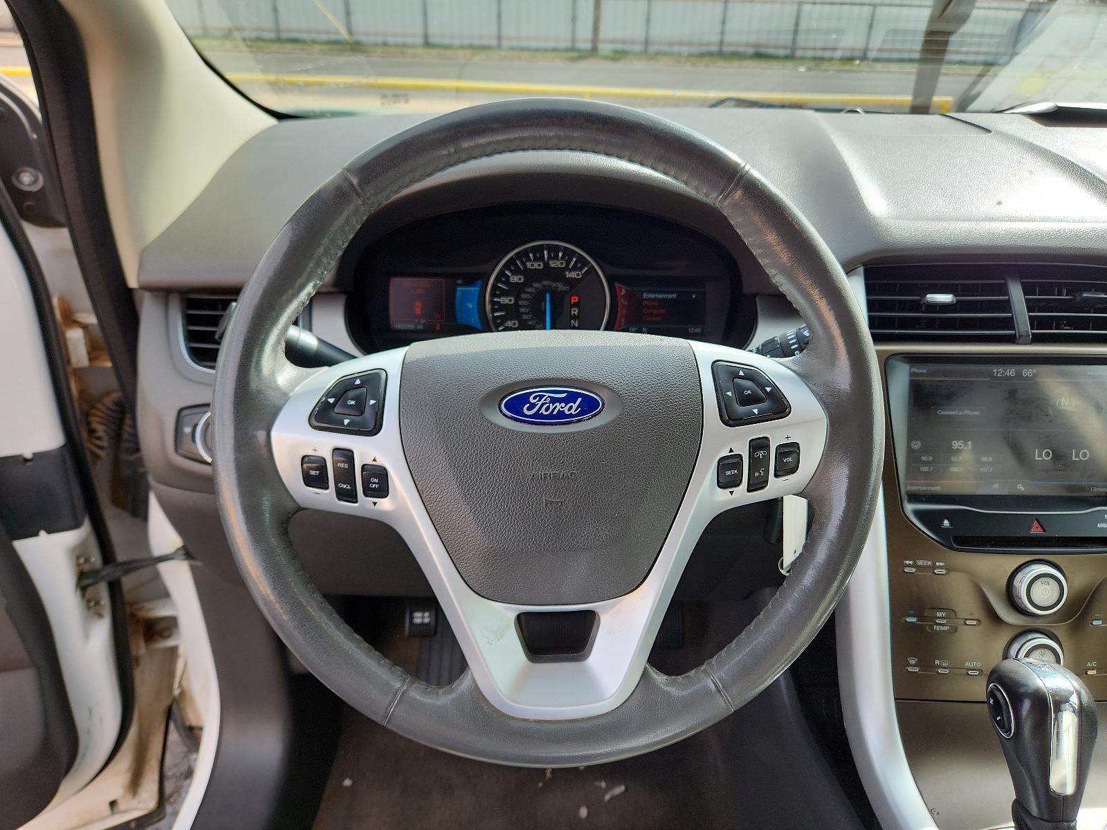2012 White Suede /Charcoal Black Cloth Interior Ford Edge SEL (2FMDK3JC5CB) with an 3.5L TI-VCT V6 ENGINE engine, located at 4711 Ave Q, Lubbock, TX, 79412, (806) 687-2362, 33.551304, -101.855293 - Photo #24