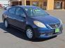 2014 Blue Onyx - B23 /Charcoal - G Nissan Versa 1.6 SV (3N1CN7AP0EL) with an 1.6L I-4 DOHC, variable valve control, regular unleaded, engine with 109HP engine, located at 4711 Ave Q, Lubbock, TX, 79412, (806) 687-2362, 33.551304, -101.855293 - Photo#6