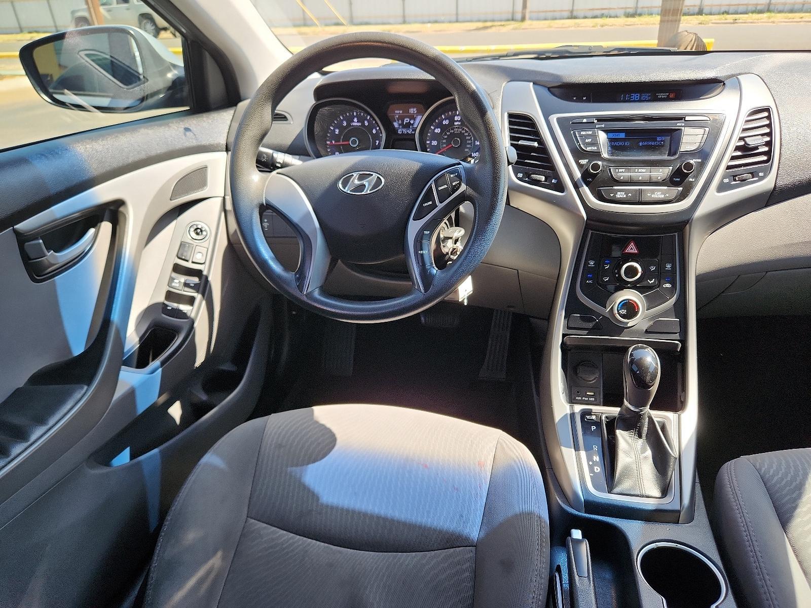 2016 Quartz White Pearl - W8 /Beige - YVF Hyundai Elantra SE (5NPDH4AE6GH) with an Engine:1.8L DOHC 16V 4-Cylinder D-CVVT MPI engine, located at 4711 Ave Q, Lubbock, TX, 79412, (806) 687-2362, 33.551304, -101.855293 - Photo #10