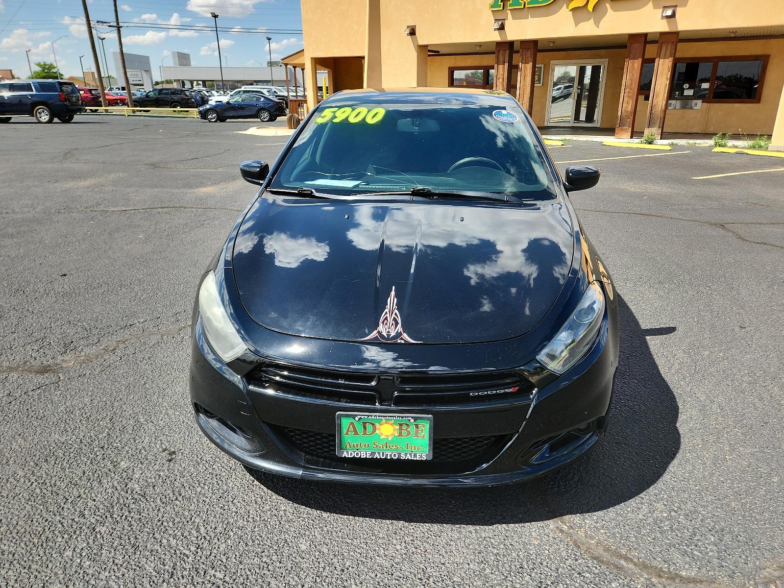 2015 Pitch Black Clearcoat /Black Dodge Dart SXT (1C3CDFBB0FD) with an ENGINE: 2.4L I4 MULTIAIR engine, located at 4711 Ave Q, Lubbock, TX, 79412, (806) 687-2362, 33.551304, -101.855293 - Photo #7