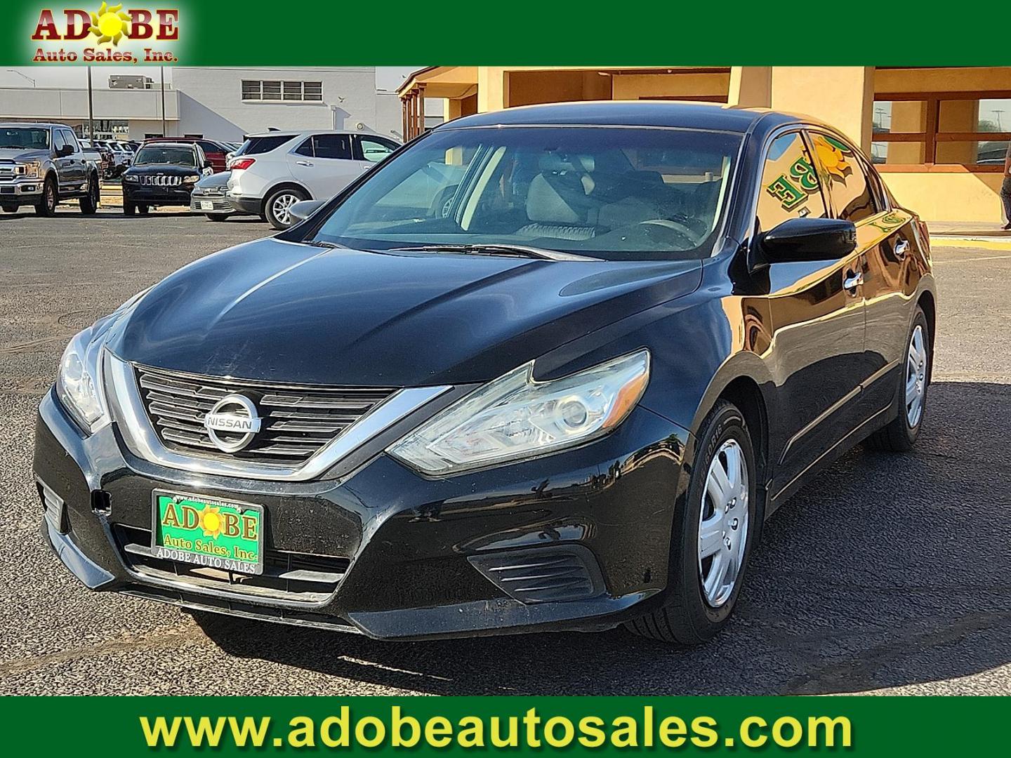 2017 BLACK /Charcoal - G Nissan Altima 2.5 S (1N4AL3AP2HC) with an 2.5L I-4 DOHC, variable valve control, regular unleaded, engine with 179HP engine, located at 4711 Ave Q, Lubbock, TX, 79412, (806) 687-2362, 33.551304, -101.855293 - Photo#0