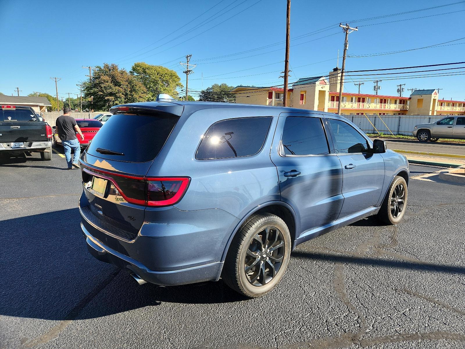 2019 Granite Metallic Clear Coat /Black, leather Dodge Durango R/T (1C4SDHCT5KC) with an ENGINE: 5.7L V8 HEMI MDS VVT engine, located at 4711 Ave Q, Lubbock, TX, 79412, (806) 687-2362, 33.551304, -101.855293 - Photo #4