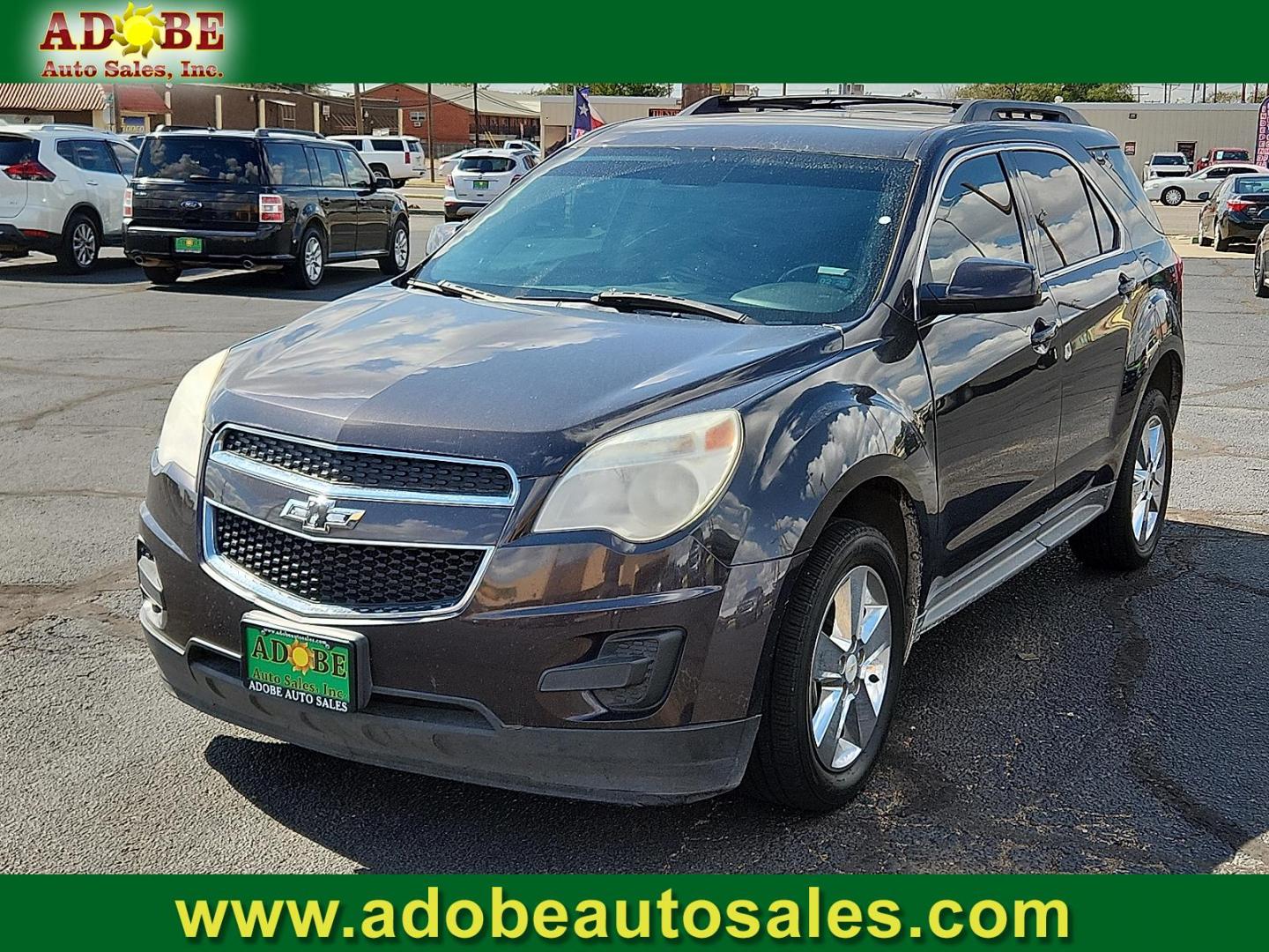 2013 BLACK Chevrolet Equinox 1LT (2GNALDEK2D6) with an 2.4L DOHC 4-Cylinder SIDI Engine engine, located at 4711 Ave Q, Lubbock, TX, 79412, (806) 687-2362, 33.551304, -101.855293 - Photo#0
