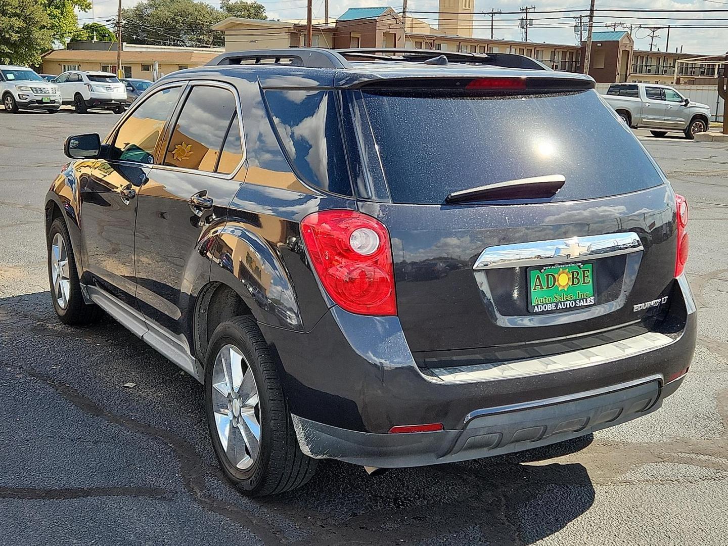 2013 BLACK Chevrolet Equinox 1LT (2GNALDEK2D6) with an 2.4L DOHC 4-Cylinder SIDI Engine engine, located at 4711 Ave Q, Lubbock, TX, 79412, (806) 687-2362, 33.551304, -101.855293 - Photo#2