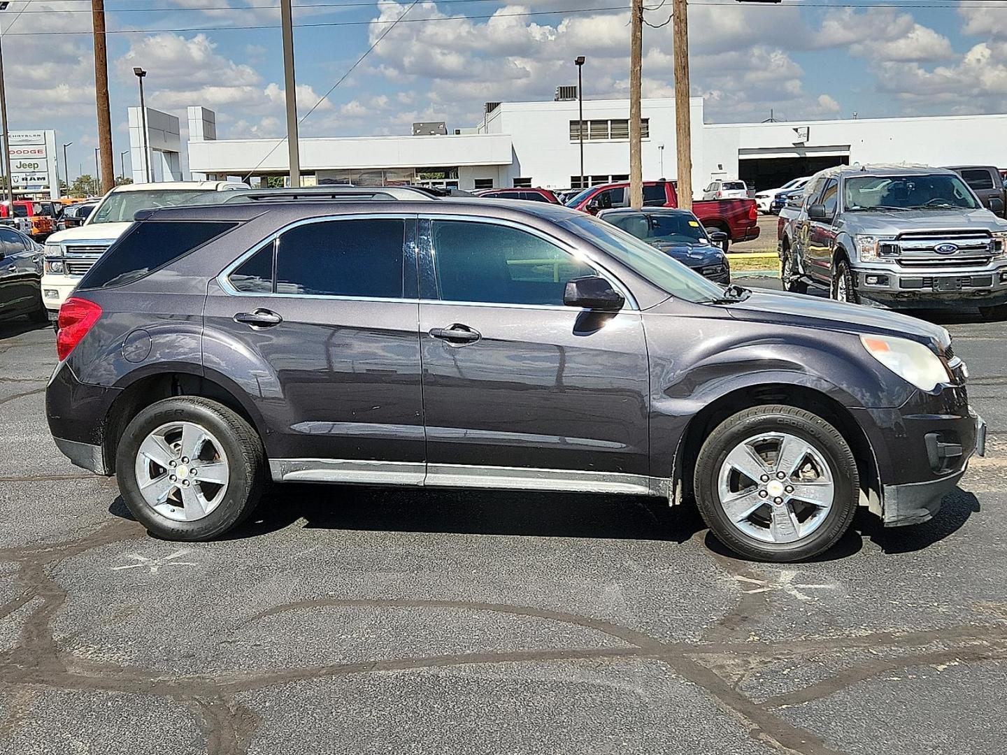 2013 BLACK Chevrolet Equinox 1LT (2GNALDEK2D6) with an 2.4L DOHC 4-Cylinder SIDI Engine engine, located at 4711 Ave Q, Lubbock, TX, 79412, (806) 687-2362, 33.551304, -101.855293 - Photo#4