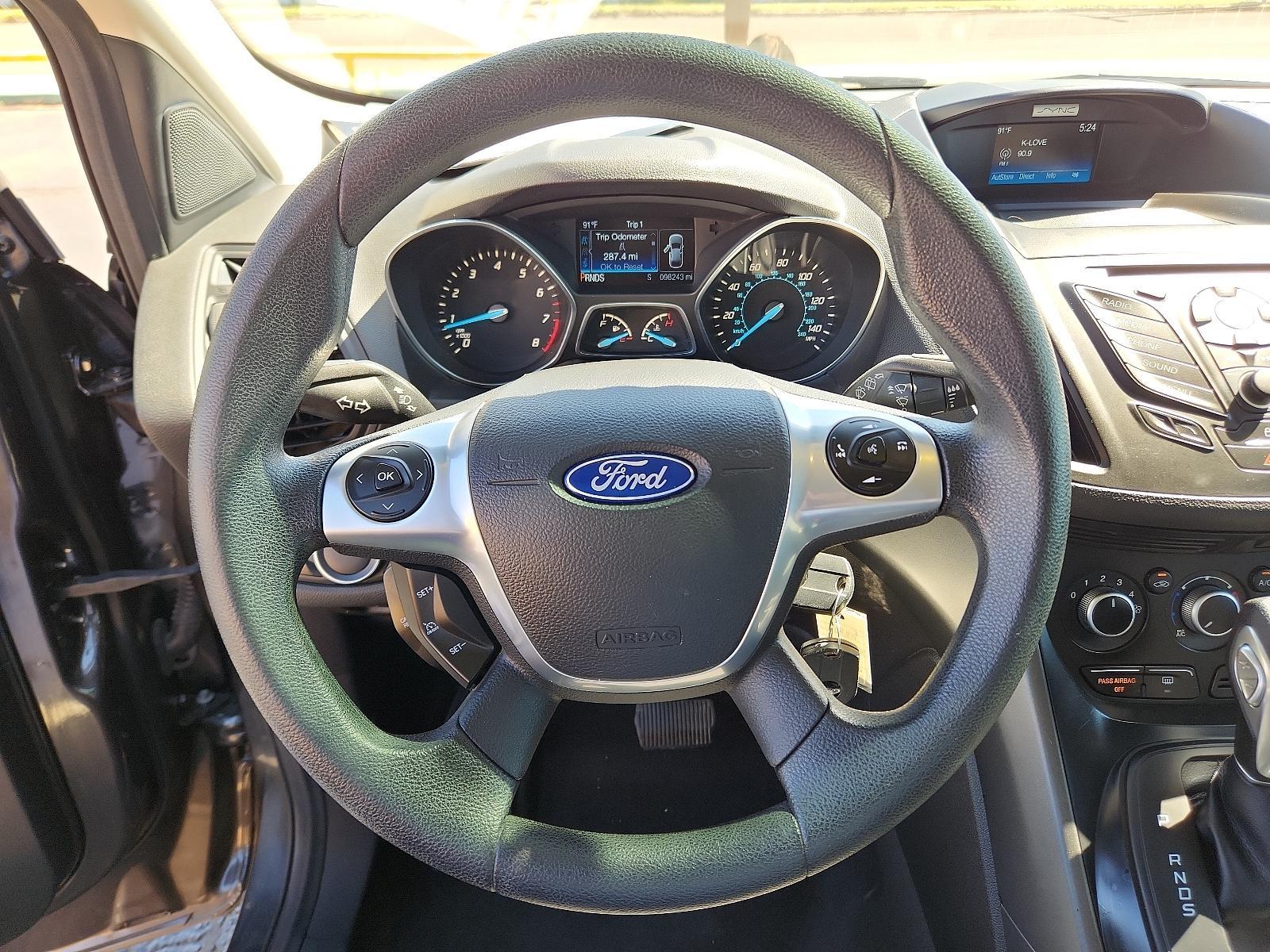 2016 Magnetic Metallic /Charcoal Black, cloth Ford Escape S (1FMCU0F77GU) with an ENGINE: DURATEC 2.5L I-4 engine, located at 4711 Ave Q, Lubbock, TX, 79412, (806) 687-2362, 33.551304, -101.855293 - Photo #22