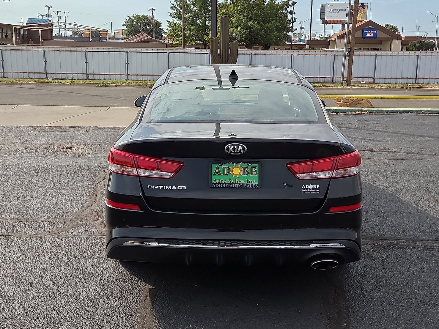 2019 Ebony Black - EB /Black - WK Kia Optima LX (5XXGT4L39KG) with an Theta II 2.4L I-4 direct injection, DOHC, D-CVVT variable valve control, regular gasoline, engine with 185HP engine, located at 4711 Ave Q, Lubbock, TX, 79412, (806) 687-2362, 33.551304, -101.855293- Photo#3