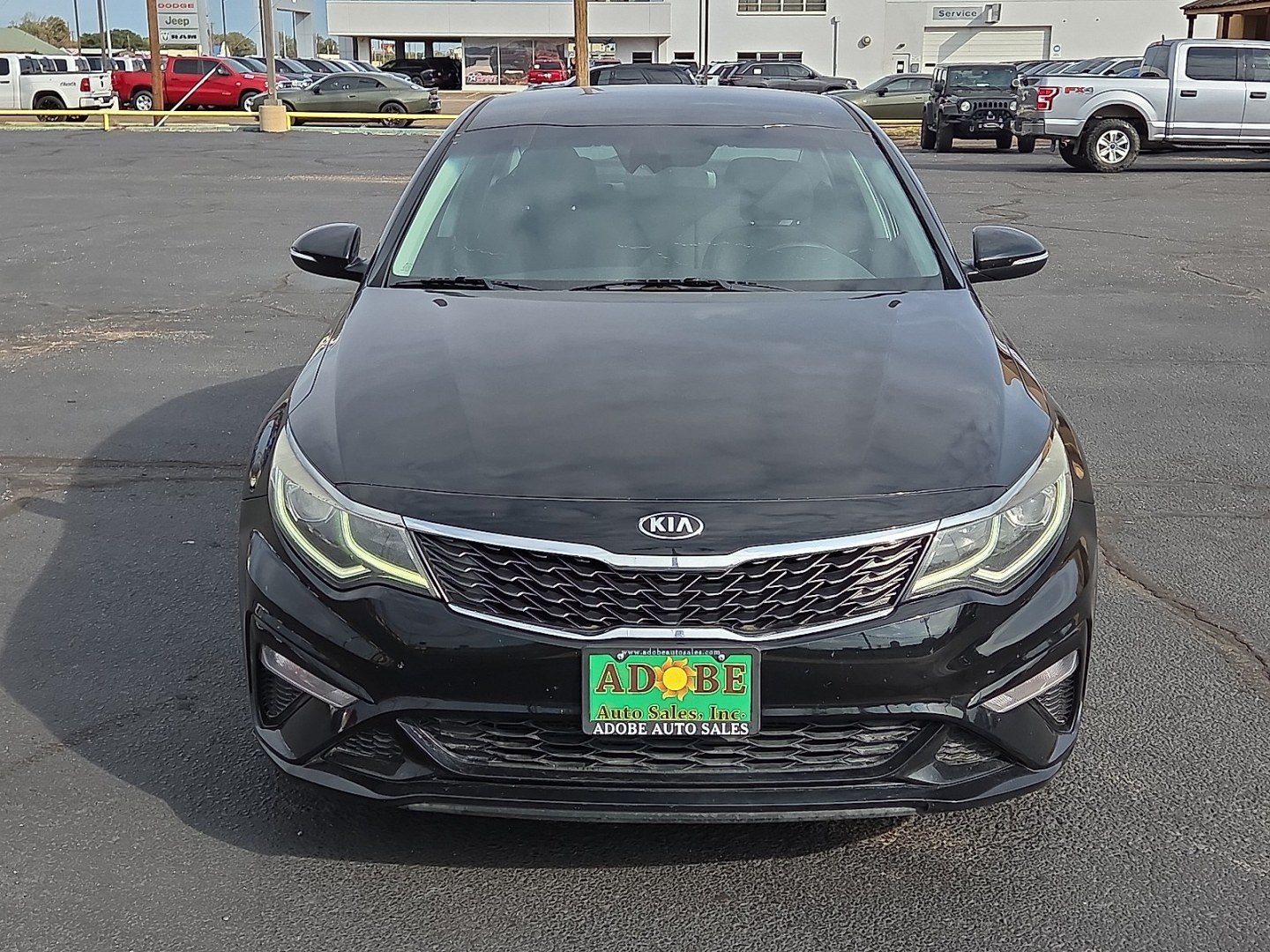 2019 Ebony Black - EB /Black - WK Kia Optima LX (5XXGT4L39KG) with an Theta II 2.4L I-4 direct injection, DOHC, D-CVVT variable valve control, regular gasoline, engine with 185HP engine, located at 4711 Ave Q, Lubbock, TX, 79412, (806) 687-2362, 33.551304, -101.855293- Photo#7