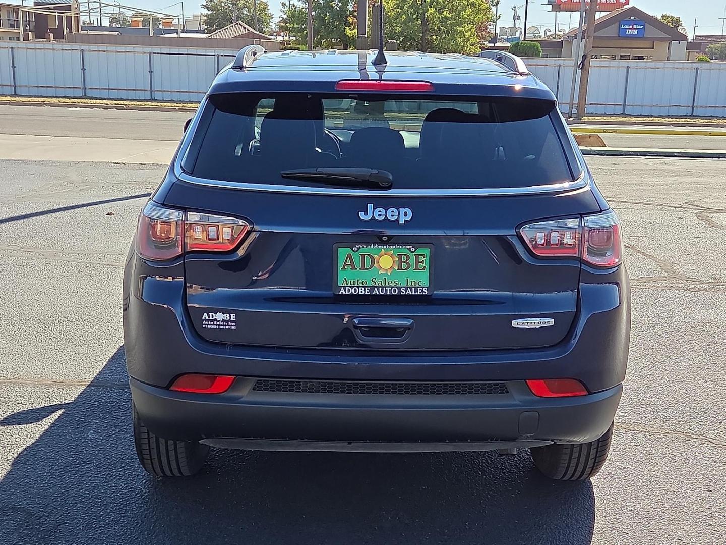 2019 Jazz Blue Pearlcoat - PBX /Black - X9 Jeep Compass Latitude FWD (3C4NJCBBXKT) with an 2.4L I-4 variable valve control, regular unleaded, engine with 180HP engine, located at 4711 Ave Q, Lubbock, TX, 79412, (806) 687-2362, 33.551304, -101.855293 - Photo#3