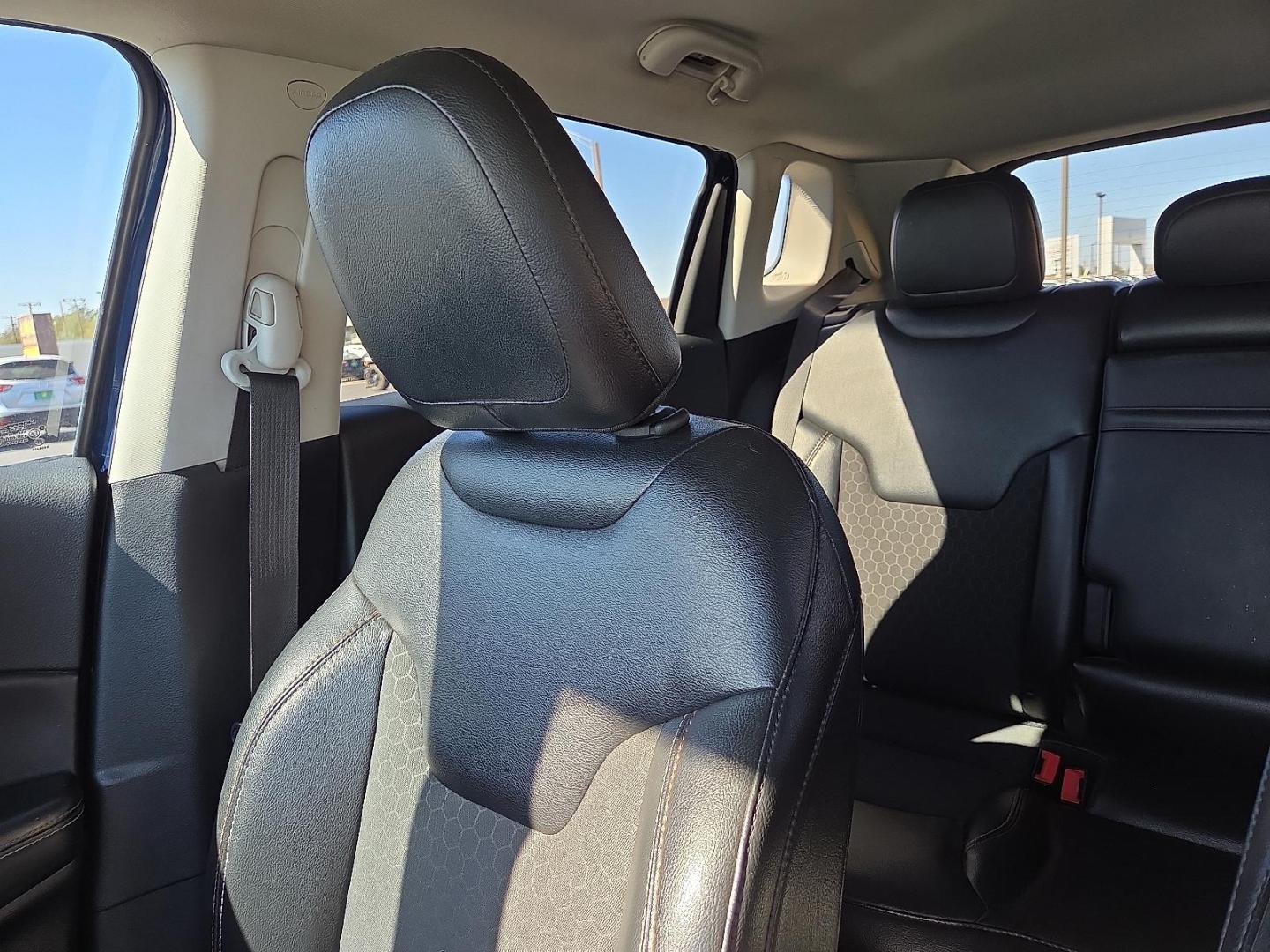 2019 Jazz Blue Pearlcoat - PBX /Black - X9 Jeep Compass Latitude FWD (3C4NJCBBXKT) with an 2.4L I-4 variable valve control, regular unleaded, engine with 180HP engine, located at 4711 Ave Q, Lubbock, TX, 79412, (806) 687-2362, 33.551304, -101.855293 - Photo#28