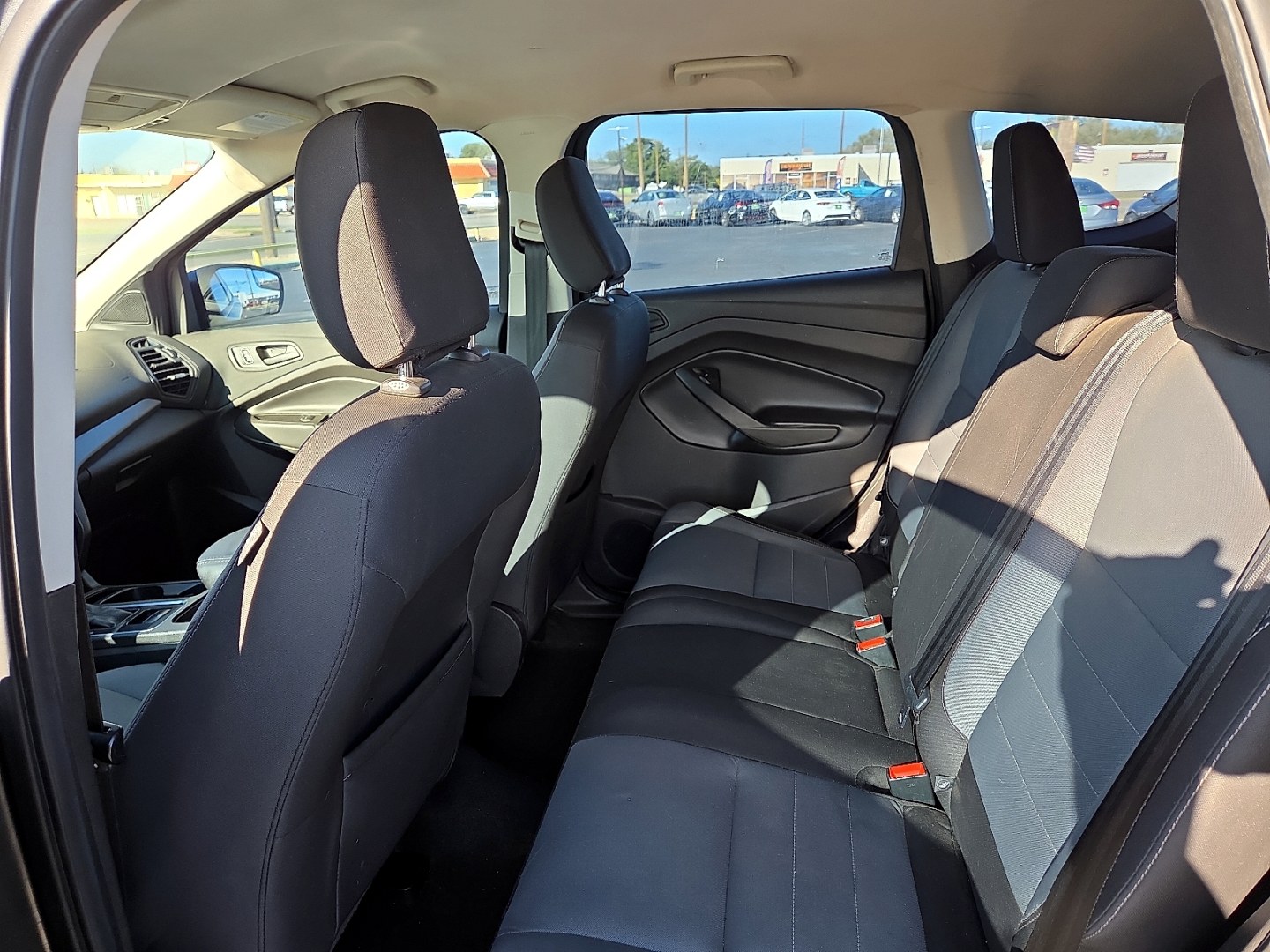 2018 Magnetic Metallic - J7 /Charcoal Black - 7B Ford Escape S (1FMCU0F77JU) with an Duratec 2.5L I-4 DOHC, iVCT variable valve control, regular gasoline, engine with 168HP engine, located at 4711 Ave Q, Lubbock, TX, 79412, (806) 687-2362, 33.551304, -101.855293- Photo#13