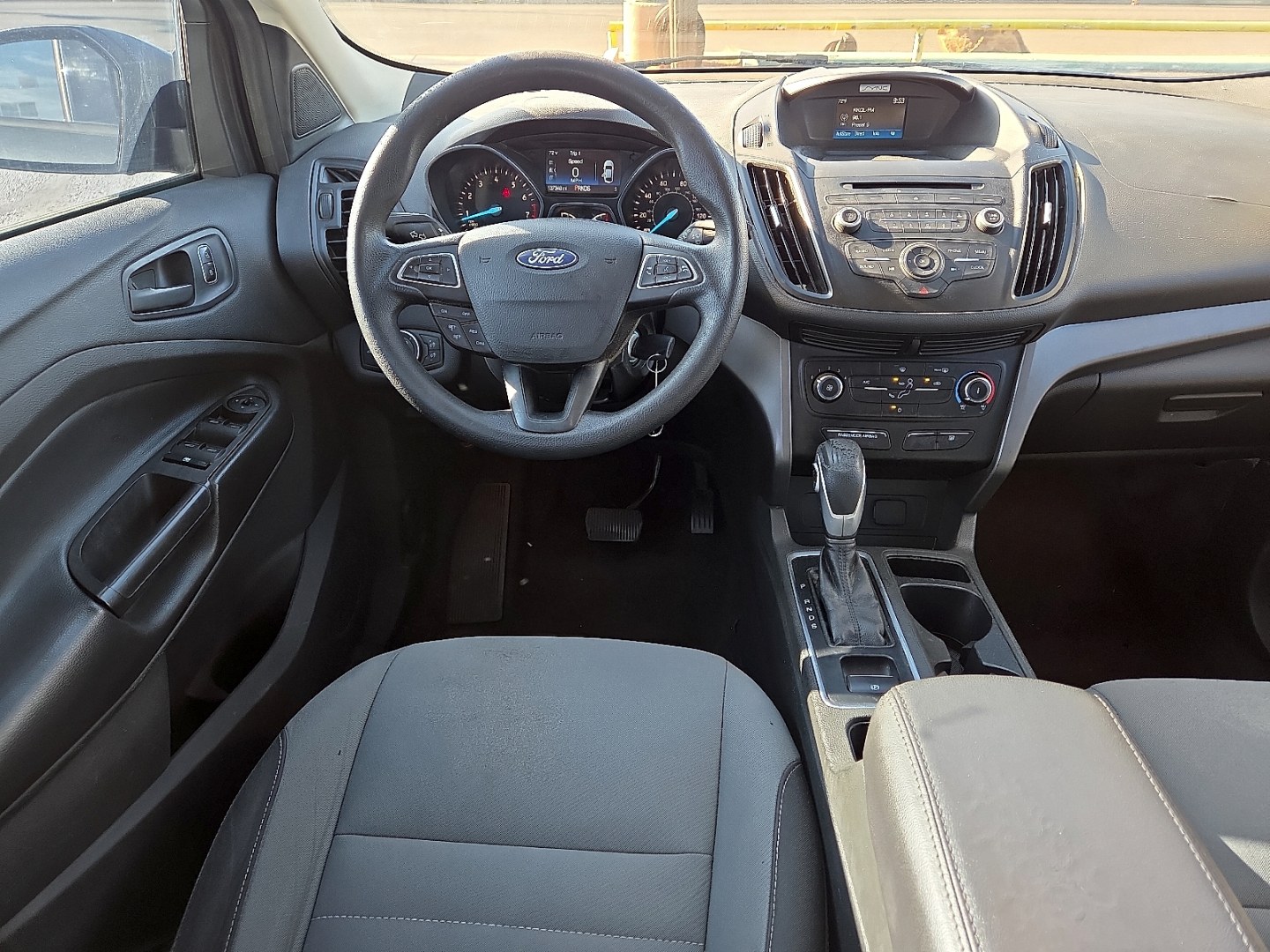 2018 Magnetic Metallic - J7 /Charcoal Black - 7B Ford Escape S (1FMCU0F77JU) with an Duratec 2.5L I-4 DOHC, iVCT variable valve control, regular gasoline, engine with 168HP engine, located at 4711 Ave Q, Lubbock, TX, 79412, (806) 687-2362, 33.551304, -101.855293- Photo#14