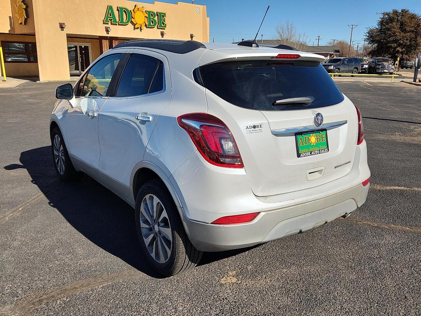 2020 WHITE Buick Encore FWD Preferred (KL4CJASB9LB) with an ECOTEC 1.4L I-4 DOHC, variable valve control, intercooled turbo, regular unleaded, engine with 138HP engine, located at 4711 Ave Q, Lubbock, TX, 79412, (806) 687-2362, 33.551304, -101.855293 - Photo#2