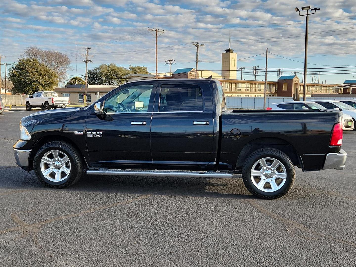 2018 BLACK Ram 1500 Lone Star Silver (1C6RR7LT1JS) with an ENGINE: 5.7L V8 HEMI MDS VVT engine, located at 4711 Ave Q, Lubbock, TX, 79412, (806) 687-2362, 33.551304, -101.855293 - Photo#1