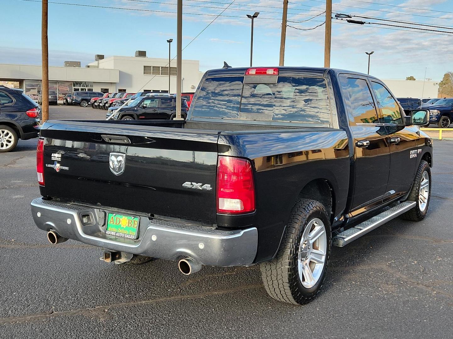 2018 BLACK Ram 1500 Lone Star Silver (1C6RR7LT1JS) with an ENGINE: 5.7L V8 HEMI MDS VVT engine, located at 4711 Ave Q, Lubbock, TX, 79412, (806) 687-2362, 33.551304, -101.855293 - Photo#3