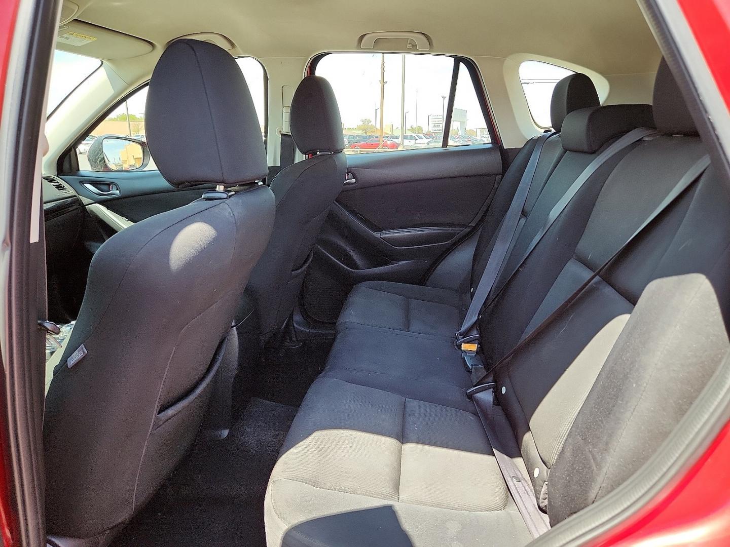 2016 RED /Black - KC3 Mazda CX-5 Sport (JM3KE2BY4G0) with an SKYACTIV-G 2.5L I-4 gasoline direct injection, DOHC, variable valve control, regular unleaded, engine with 184HP engine, located at 4711 Ave Q, Lubbock, TX, 79412, (806) 687-2362, 33.551304, -101.855293- Photo#9