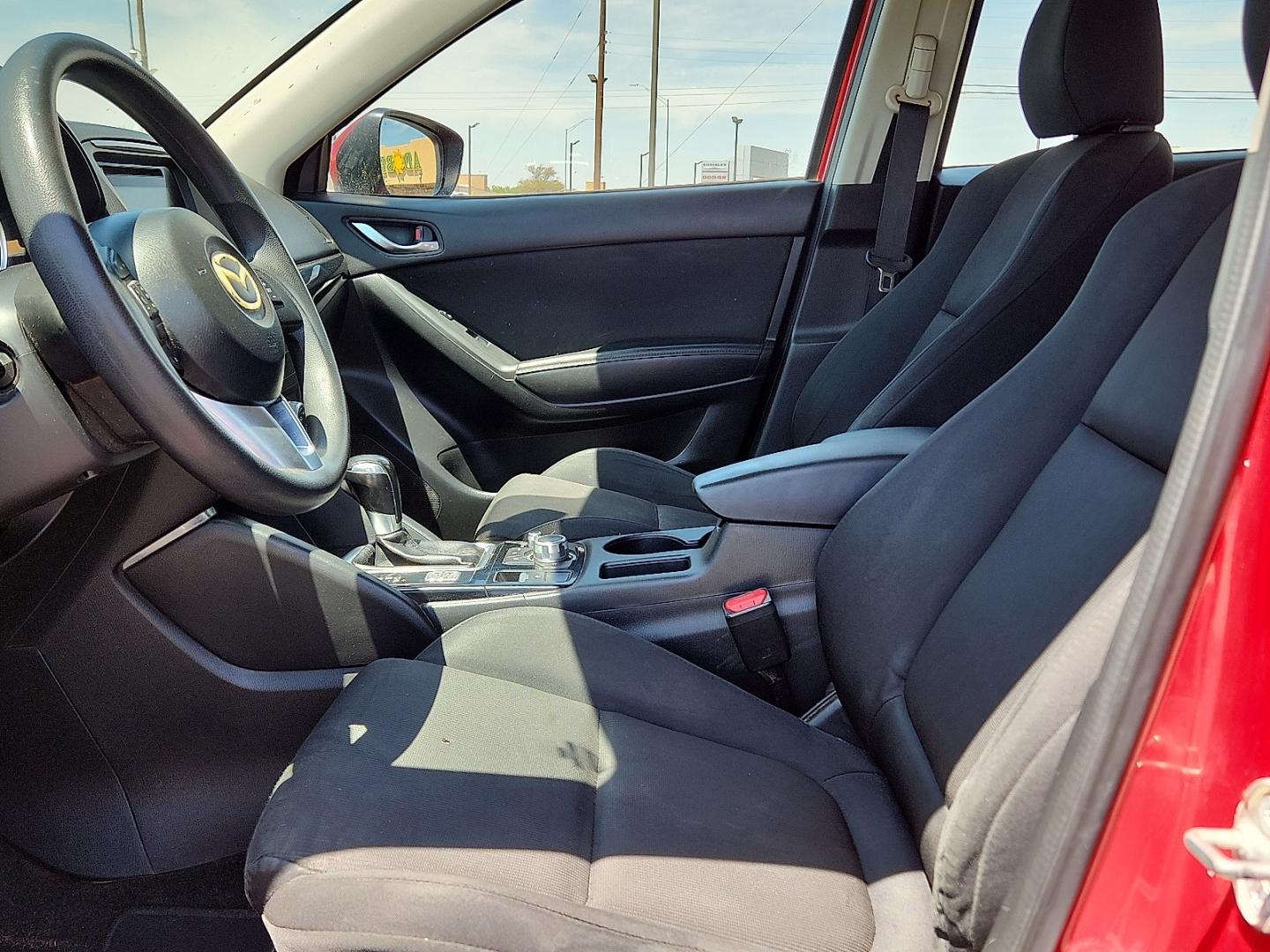 2016 RED /Black - KC3 Mazda CX-5 Sport (JM3KE2BY4G0) with an SKYACTIV-G 2.5L I-4 gasoline direct injection, DOHC, variable valve control, regular unleaded, engine with 184HP engine, located at 4711 Ave Q, Lubbock, TX, 79412, (806) 687-2362, 33.551304, -101.855293- Photo#17