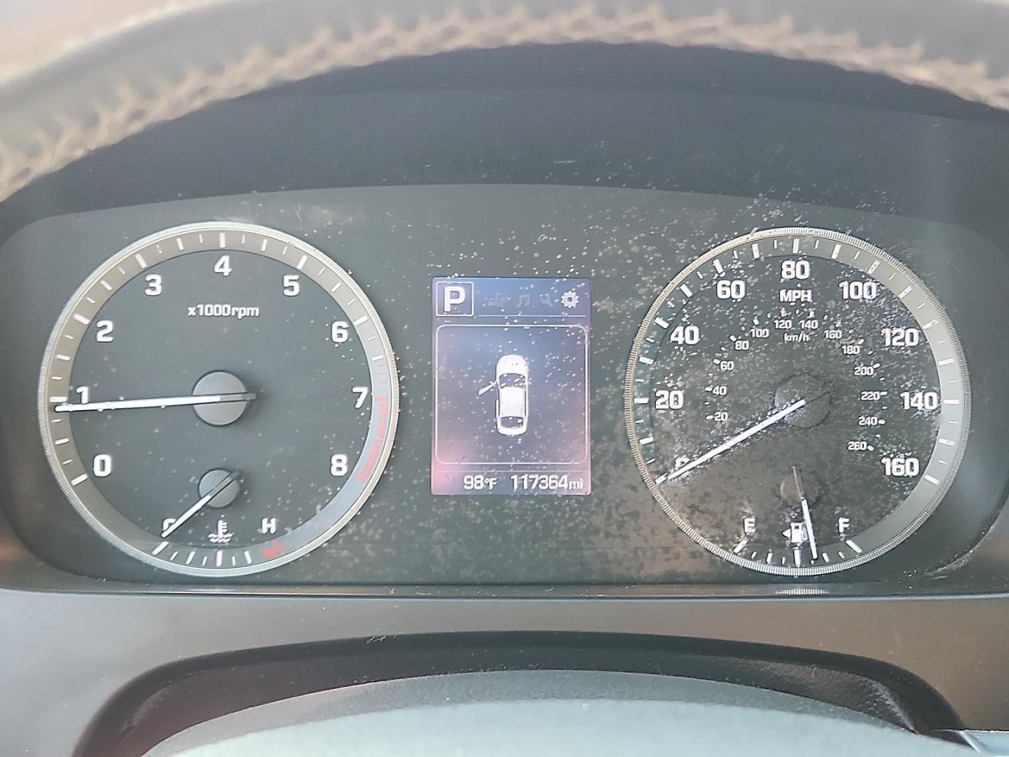 2017 BLACK Hyundai Sonata Sport (5NPE34AF9HH) with an 2.4L I-4 gasoline direct injection, DOHC, D-CVVT variable valve control, regular unleaded, engine with 185HP engine, located at 4711 Ave Q, Lubbock, TX, 79412, (806) 687-2362, 33.551304, -101.855293 - Photo#13