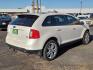 2014 WHITE Ford Edge SEL (2FMDK4JC4EB) with an 3.5L V-6 DOHC, variable valve control, regular unleaded, engine with 285HP engine, located at 4711 Ave Q, Lubbock, TX, 79412, (806) 687-2362, 33.551304, -101.855293 - Photo#3