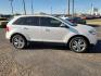 2014 WHITE Ford Edge SEL (2FMDK4JC4EB) with an 3.5L V-6 DOHC, variable valve control, regular unleaded, engine with 285HP engine, located at 4711 Ave Q, Lubbock, TX, 79412, (806) 687-2362, 33.551304, -101.855293 - Photo#4