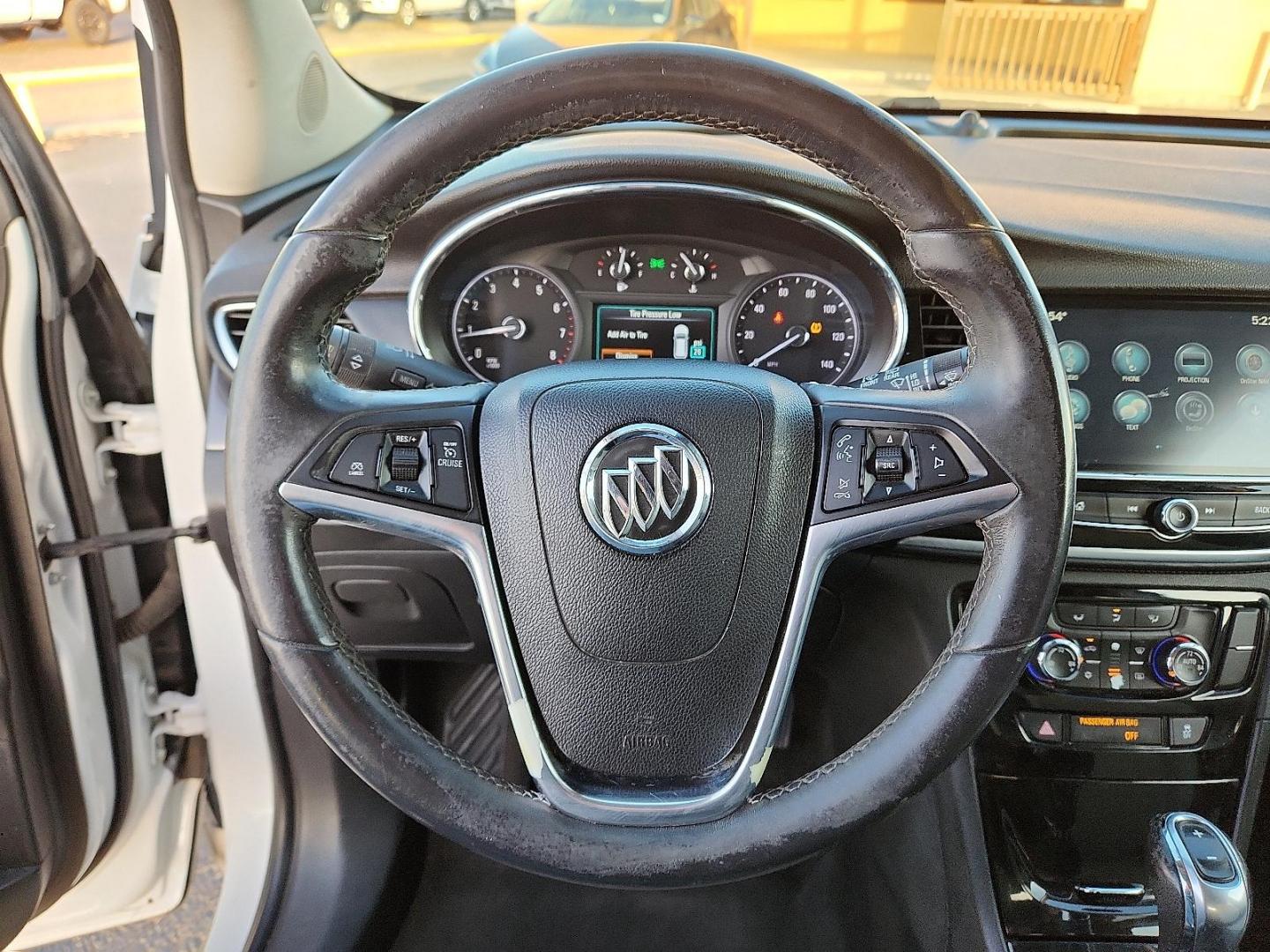 2017 WHITE Buick Encore Preferred II (KL4CJBSB9HB) with an Ecotec 1.4L I-4 DOHC, variable valve control, intercooled turbo, regular unleaded, engine with 138HP engine, located at 4711 Ave Q, Lubbock, TX, 79412, (806) 687-2362, 33.551304, -101.855293 - Photo#15