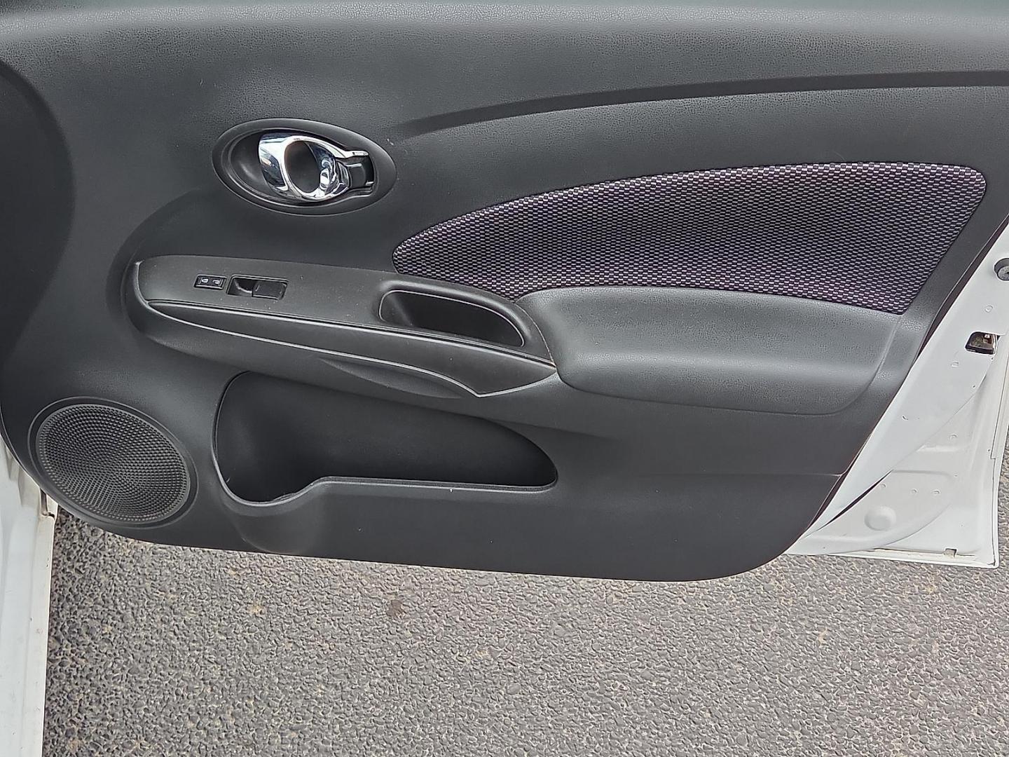 2017 Fresh Powder - QM1 /Charcoal - G Nissan Versa 1.6 S+ (3N1CN7AP7HL) with an 1.6L I-4 DOHC, variable valve control, regular unleaded, engine with 109HP engine, located at 4711 Ave Q, Lubbock, TX, 79412, (806) 687-2362, 33.551304, -101.855293 - Photo#13