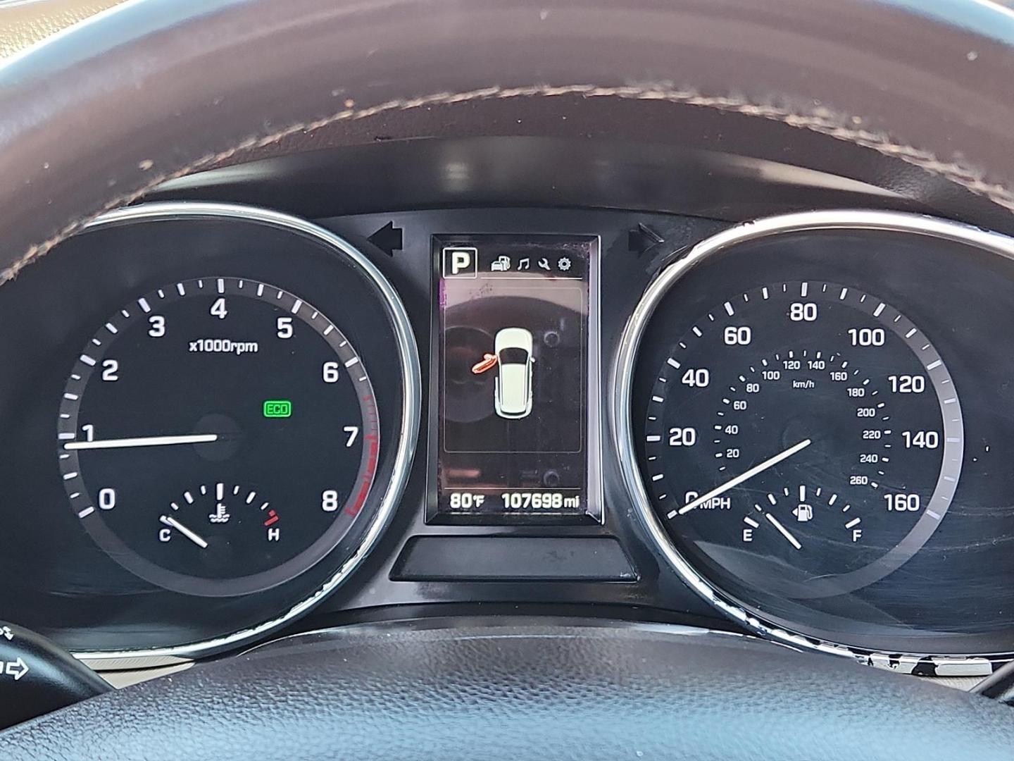 2018 Twilight Black Hyundai Santa Fe Sport 2.0T (5XYZU4LA5JG) with an Engine: 2.0L Turbo-GDI DOHC 16-Valve I4 engine, located at 4711 Ave Q, Lubbock, TX, 79412, (806) 687-2362, 33.551304, -101.855293 - Photo#17
