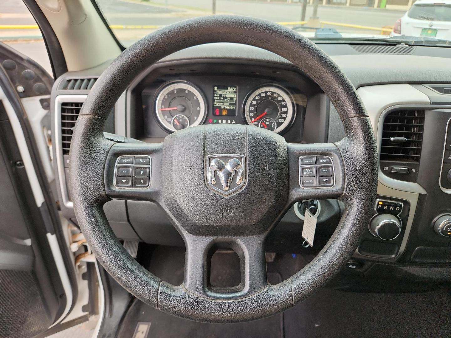 2017 Bright White Clearcoat - PW7 /Diesel Gray/Black - M9X8 Ram 1500 SLT (1C6RR6GG3HS) with an ENGINE: 3.6L V6 24V VVT engine, located at 4711 Ave Q, Lubbock, TX, 79412, (806) 687-2362, 33.551304, -101.855293 - Photo#17