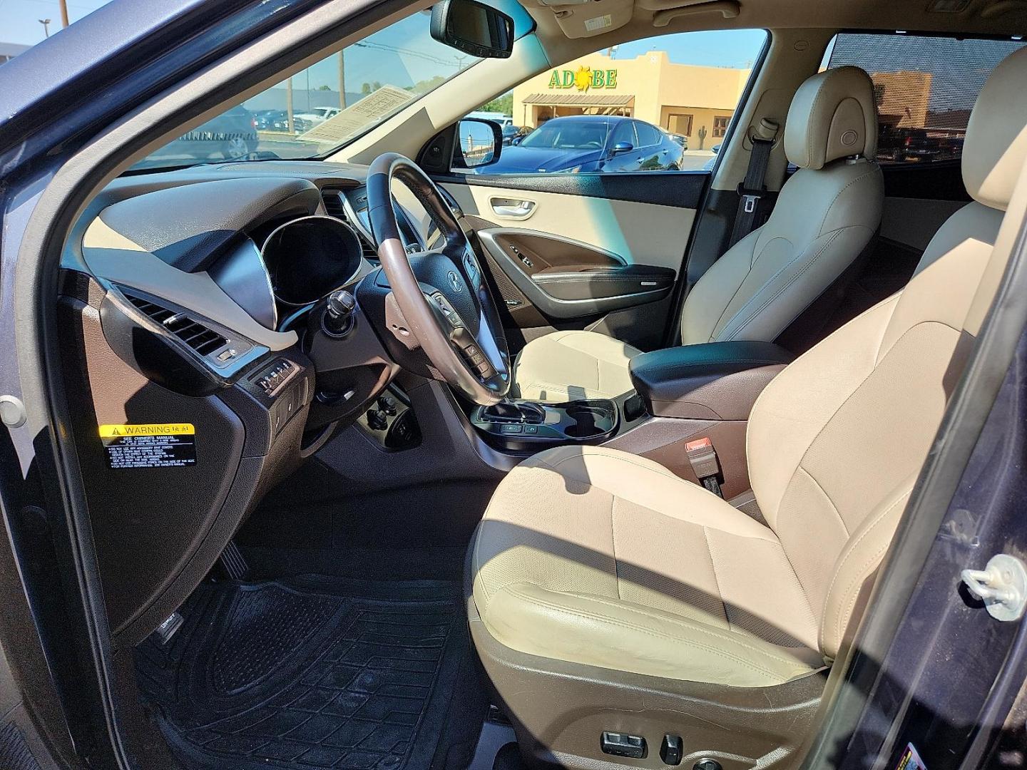 2017 Marlin Blue - W7U /Beige - VYN Hyundai Santa Fe Sport 2.0T Ultimate (5NMZW4LA7HH) with an Engine: 2.0L Turbo-GDI DOHC 16-Valve I4 engine, located at 4711 Ave Q, Lubbock, TX, 79412, (806) 687-2362, 33.551304, -101.855293 - Photo#10