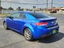 2013 Abyss Blue Pearl Metallic - K3U /Black - WK Kia Forte Koup SX (KNAFW6A33D5) with an 2.4L I-4 DOHC, variable valve control, regular unleaded, engine with 173HP engine, located at 4711 Ave Q, Lubbock, TX, 79412, (806) 687-2362, 33.551304, -101.855293 - Photo#2