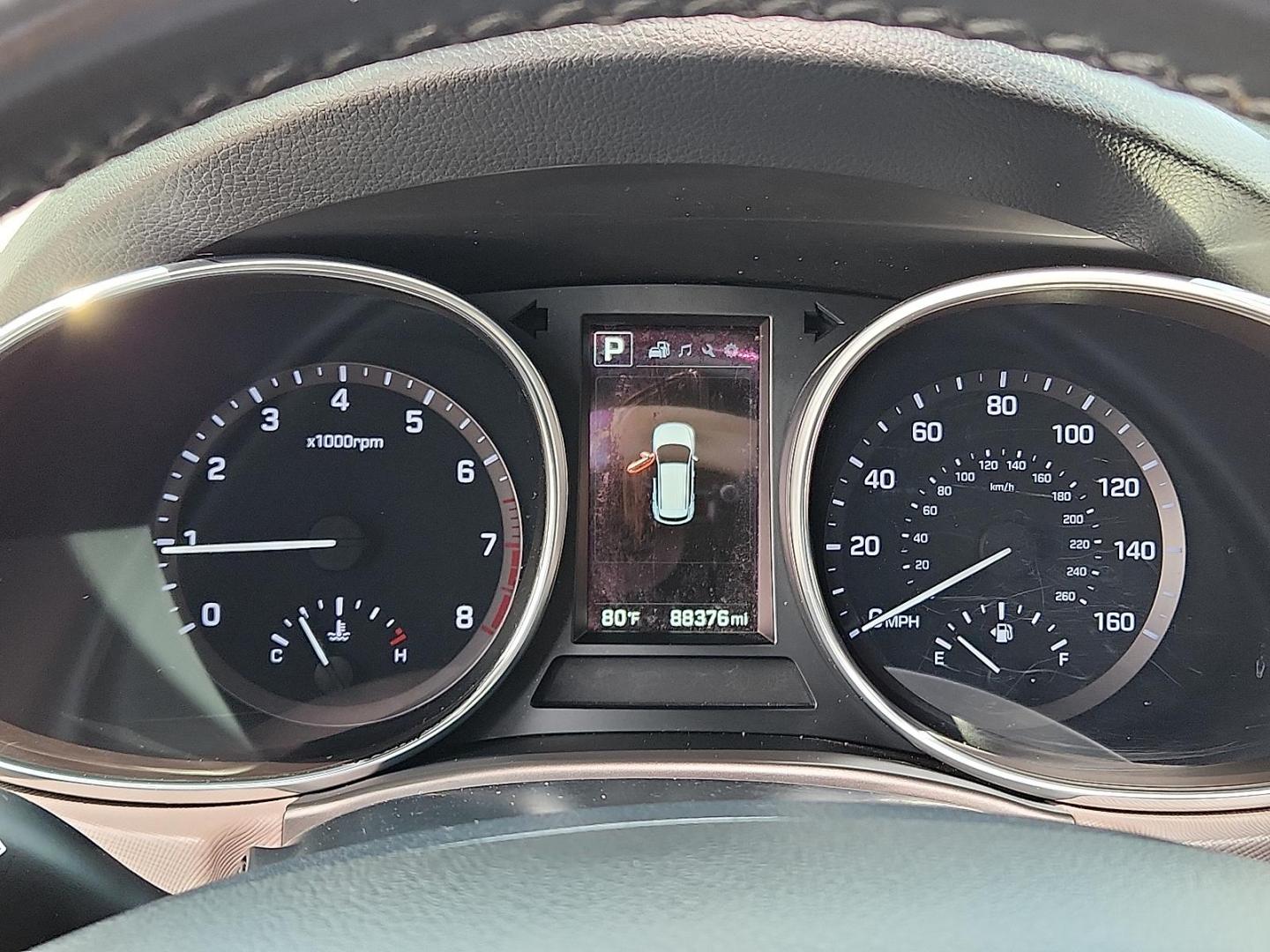 2018 Twilight Black - S3B /Gray - VFG Hyundai Santa Fe Sport 2.4L (5NMZU3LB5JH) with an Theta II 2.4L I-4 gasoline direct injection, DOHC, D-CVVT variable valve control, regular unleaded, engine with 185HP engine, located at 4711 Ave Q, Lubbock, TX, 79412, (806) 687-2362, 33.551304, -101.855293 - Photo#15