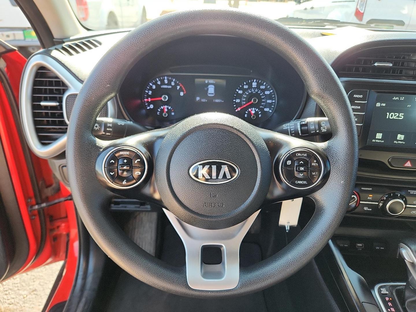 2020 Inferno Red Kia Soul LX (KNDJ23AU6L7) with an 2L I-4 DOHC, D-CVVT variable valve control, regular unleaded, engine with 147HP engine, located at 4711 Ave Q, Lubbock, TX, 79412, (806) 687-2362, 33.551304, -101.855293 - Photo#16