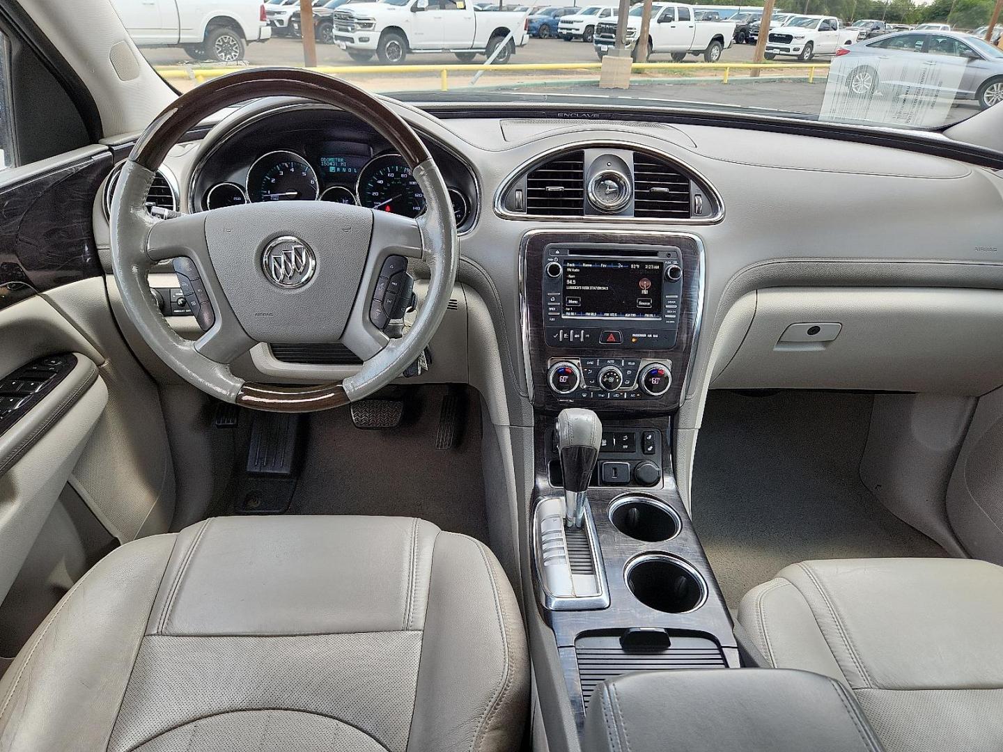 2015 Dark Sapphire Blue Metallic Buick Enclave Leather (5GAKRBKD6FJ) with an 3.6L V-6 gasoline direct injection, DOHC, variable valve control, regular unleaded, engine with 288HP engine, located at 4711 Ave Q, Lubbock, TX, 79412, (806) 687-2362, 33.551304, -101.855293 - Photo#10
