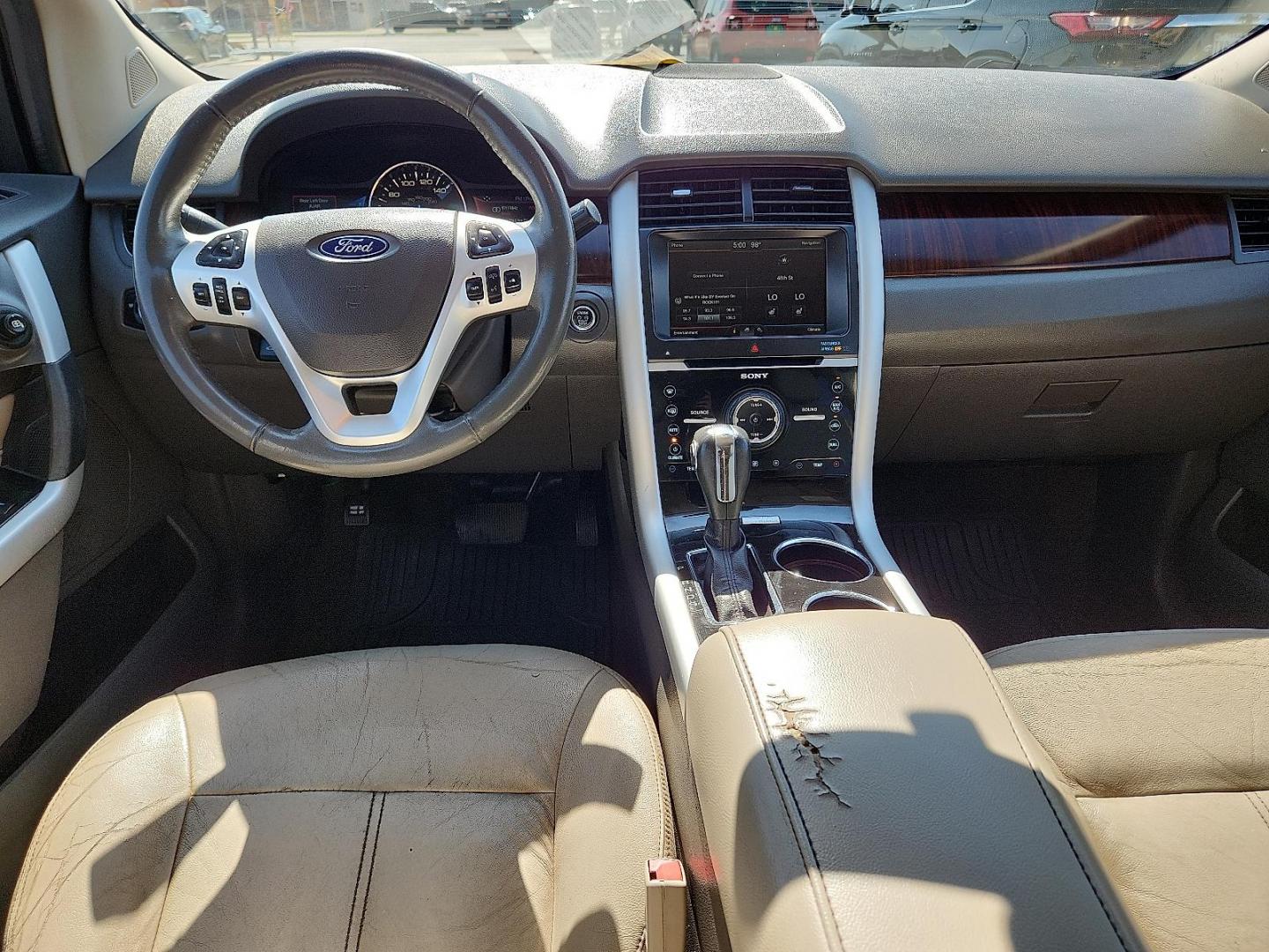 2014 Tuxedo Black Metallic Ford Edge Limited (2FMDK3KC8EB) with an 3.5L V-6 DOHC, variable valve control, regular unleaded, engine with 285HP engine, located at 4711 Ave Q, Lubbock, TX, 79412, (806) 687-2362, 33.551304, -101.855293 - Photo#9