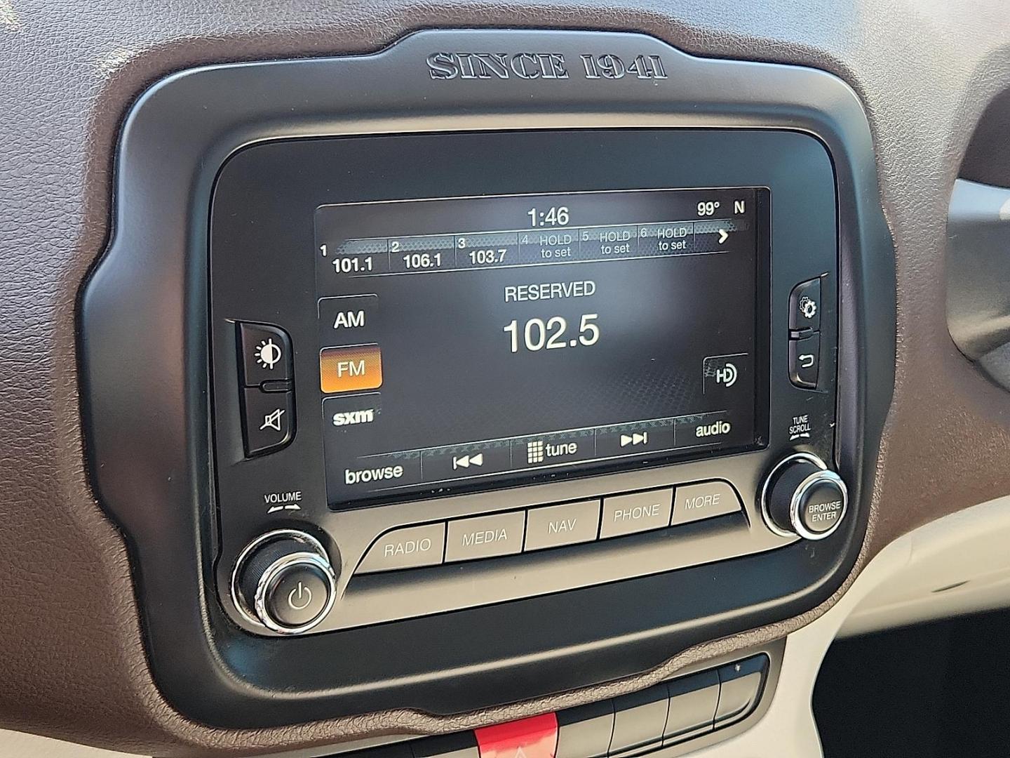 2015 Omaha Orange Jeep Renegade Latitude (ZACCJABT4FP) with an MultiAir2 Tigershark 2.4L I-4 variable valve control, regular unleaded, engine with 180HP engine, located at 4711 Ave Q, Lubbock, TX, 79412, (806) 687-2362, 33.551304, -101.855293 - Photo#14