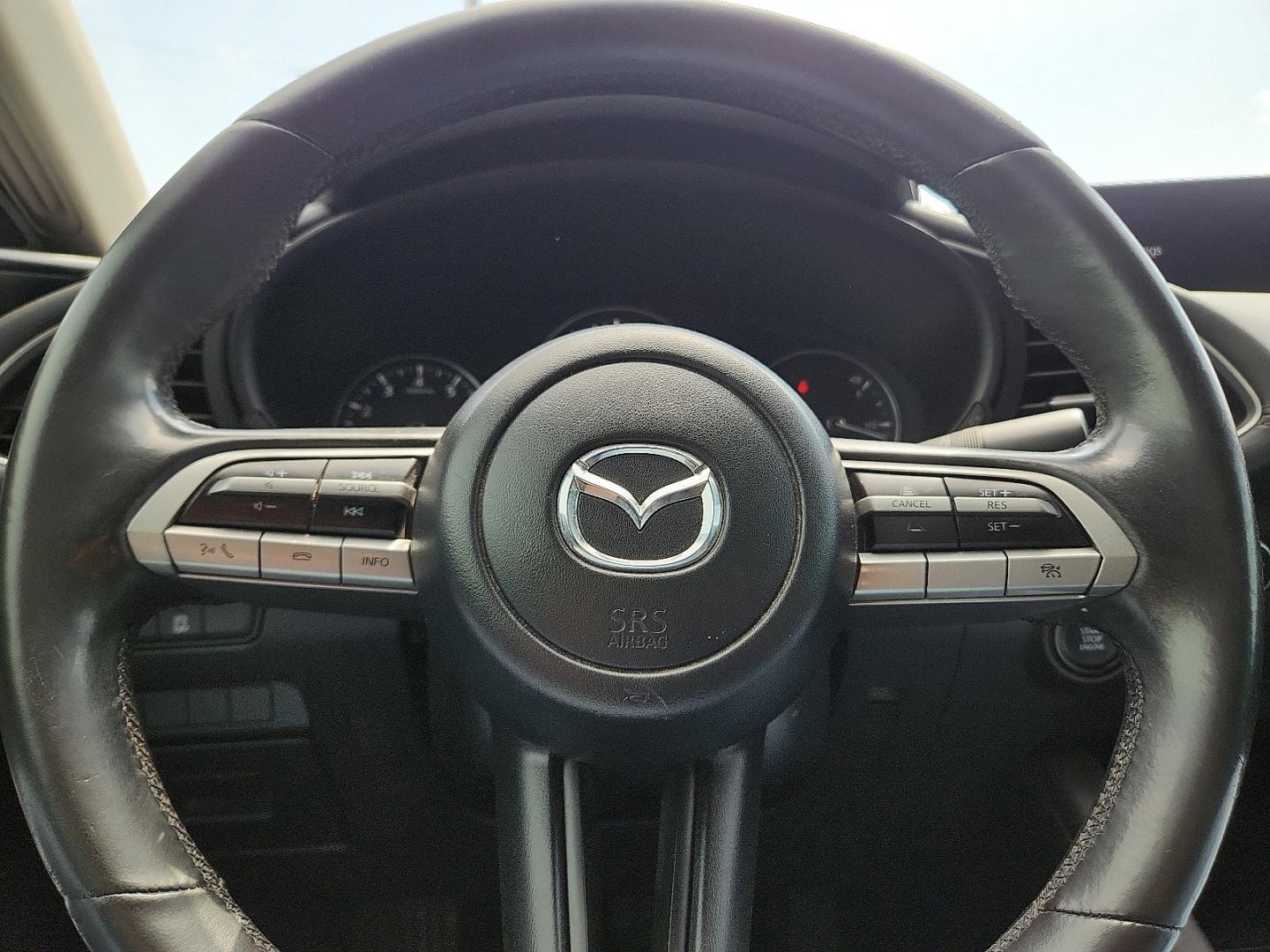2020 BLACK /Black - BY3 Mazda Mazda3 Sedan Select Package (3MZBPBCM8LM) with an SKYACTIV-G 2.5L I-4 gasoline direct injection, DOHC, variable valve control, regular unleaded, engine with cylinder deactivation and 186HP engine, located at 4711 Ave Q, Lubbock, TX, 79412, (806) 687-2362, 33.551304, -101.855293 - Photo#28