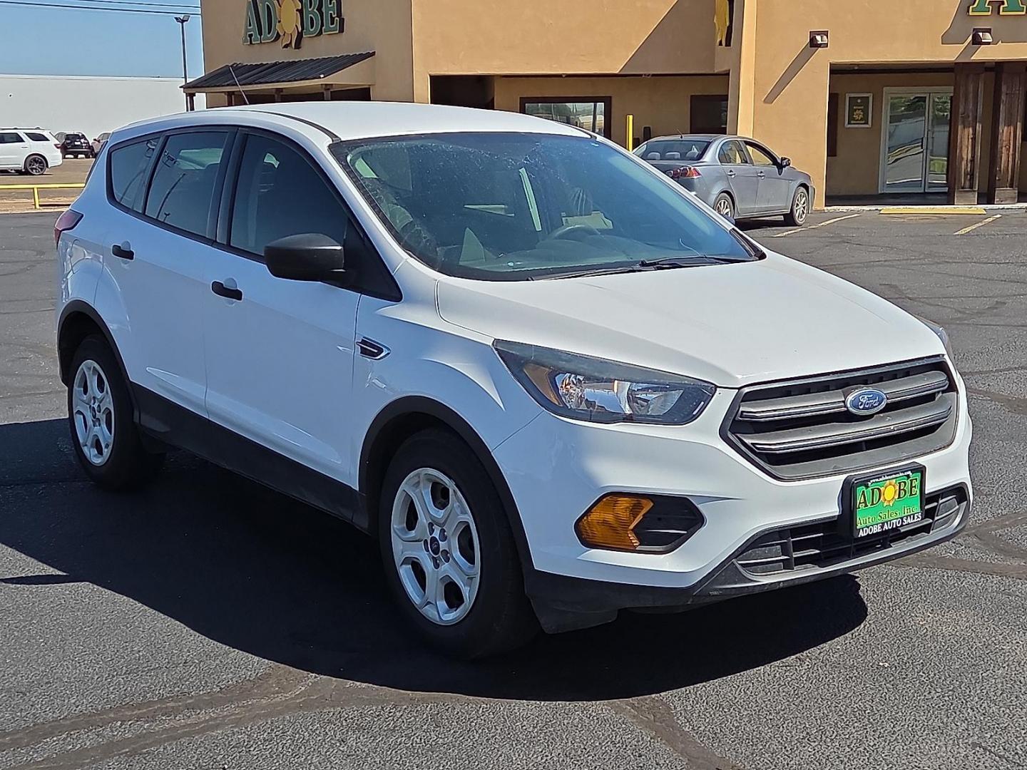 2019 Oxford White - YZ /Chromite Gray/Charcoal Black - 7B Ford Escape S (1FMCU0F71KU) with an Duratec 2.5L I-4 DOHC, iVCT variable valve control, regular unleaded, engine with 168HP engine, located at 4711 Ave Q, Lubbock, TX, 79412, (806) 687-2362, 33.551304, -101.855293 - Photo#6