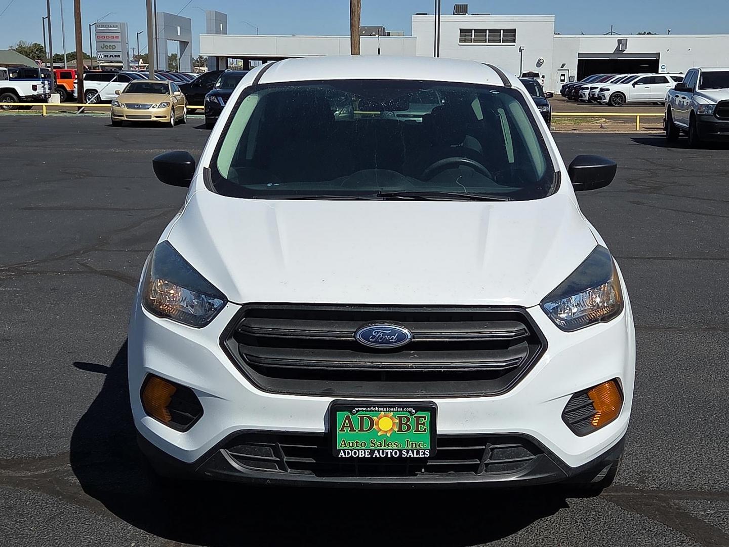 2019 Oxford White - YZ /Chromite Gray/Charcoal Black - 7B Ford Escape S (1FMCU0F71KU) with an Duratec 2.5L I-4 DOHC, iVCT variable valve control, regular unleaded, engine with 168HP engine, located at 4711 Ave Q, Lubbock, TX, 79412, (806) 687-2362, 33.551304, -101.855293 - Photo#7