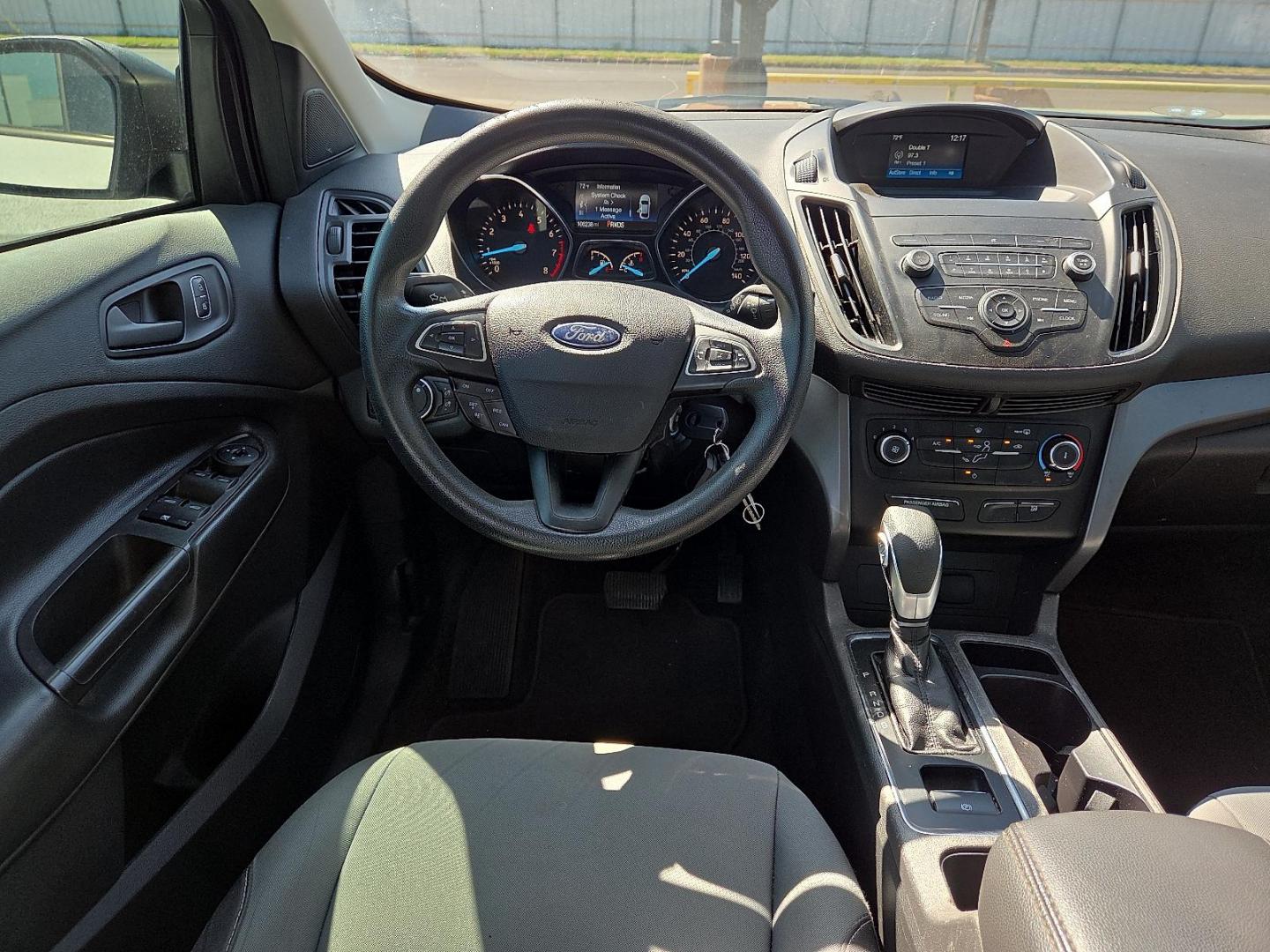2019 Oxford White - YZ /Chromite Gray/Charcoal Black - 7B Ford Escape S (1FMCU0F71KU) with an Duratec 2.5L I-4 DOHC, iVCT variable valve control, regular unleaded, engine with 168HP engine, located at 4711 Ave Q, Lubbock, TX, 79412, (806) 687-2362, 33.551304, -101.855293 - Photo#15