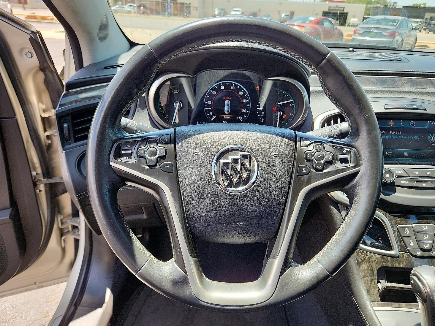 2014 GOLD Buick LaCrosse Leather Group (1G4GB5G37EF) with an 3.6L V-6 gasoline direct injection, DOHC, variable valve control, regular unleaded, engine with 304HP engine, located at 4711 Ave Q, Lubbock, TX, 79412, (806) 687-2362, 33.551304, -101.855293 - Photo#15