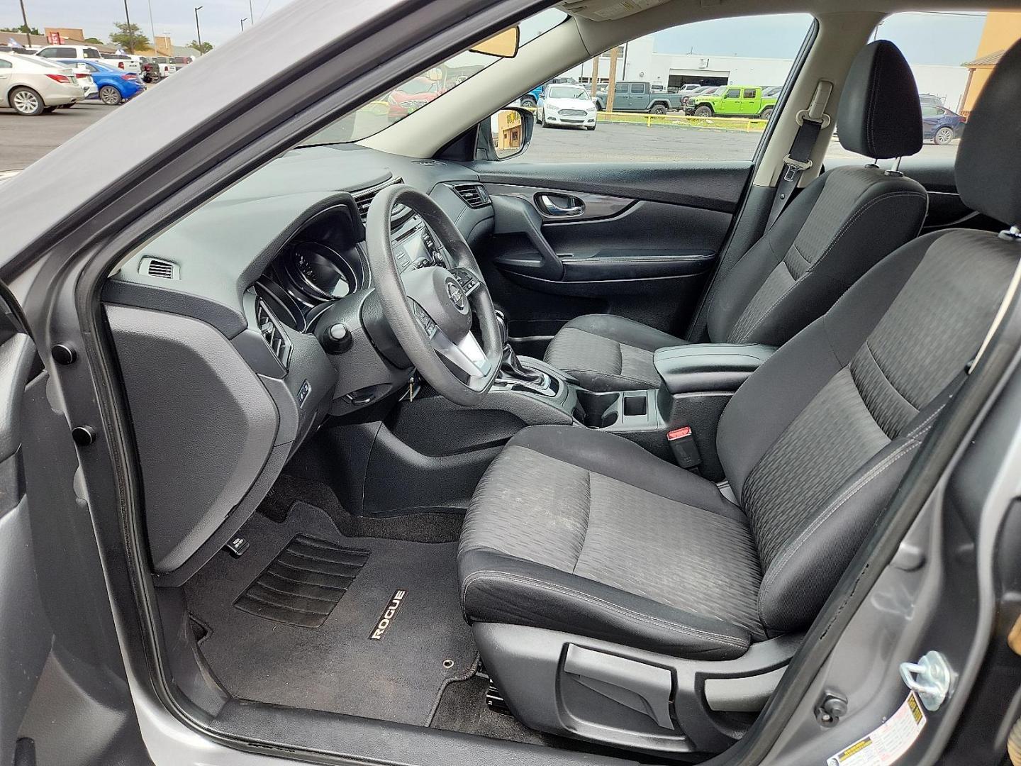 2017 GRAY Nissan Rogue S (JN8AT2MT7HW) with an 2.5L I-4 DOHC, variable valve control, regular unleaded, engine with 170HP engine, located at 4711 Ave Q, Lubbock, TX, 79412, (806) 687-2362, 33.551304, -101.855293 - Photo#11