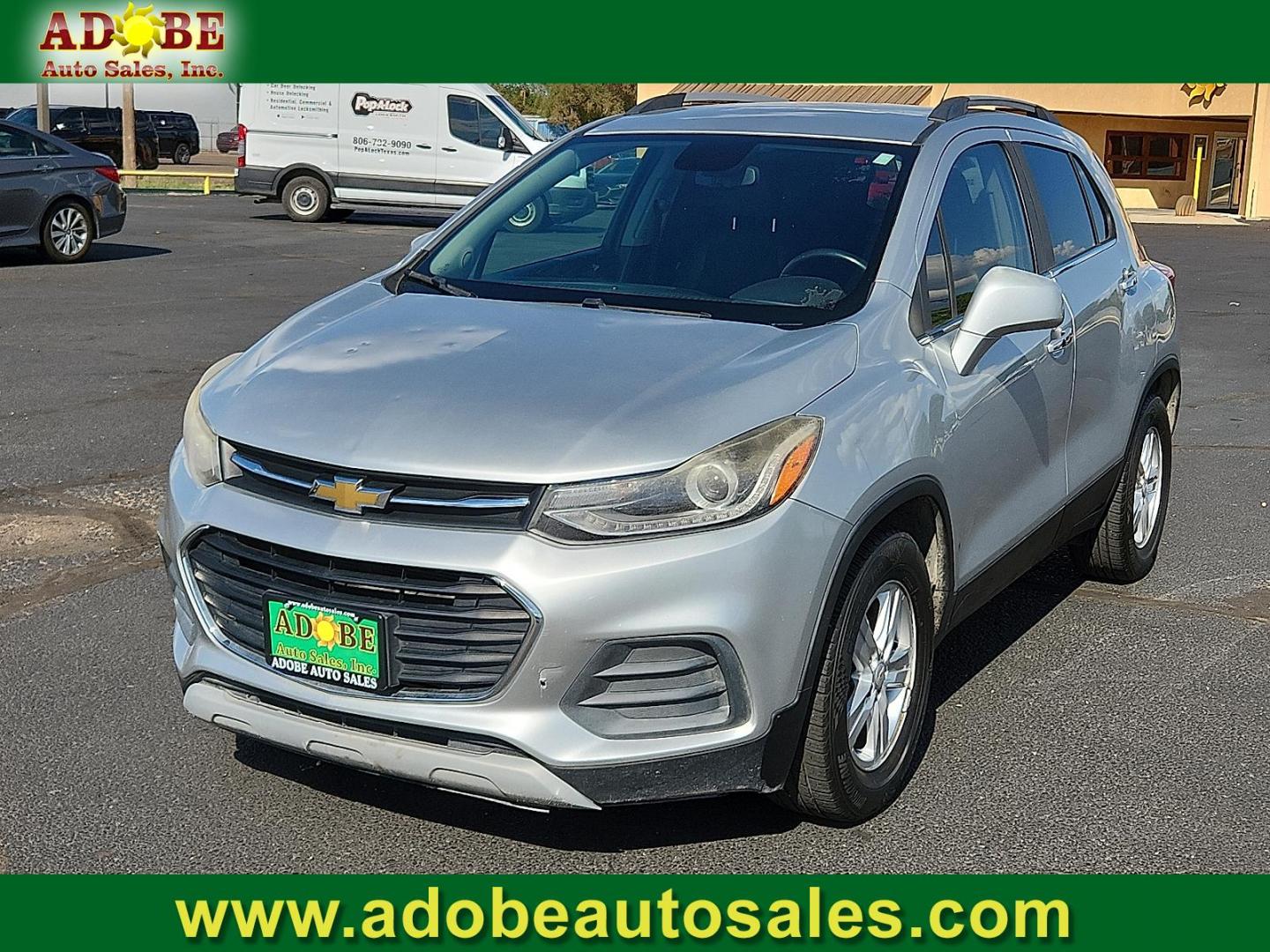 2018 SILVER Chevrolet Trax LT (KL7CJLSB4JB) with an ECOTEC 1.4L I-4 DOHC, VVT variable valve control, intercooled turbo, regular unleaded, engine with 138HP engine, located at 4711 Ave Q, Lubbock, TX, 79412, (806) 687-2362, 33.551304, -101.855293 - Photo#0