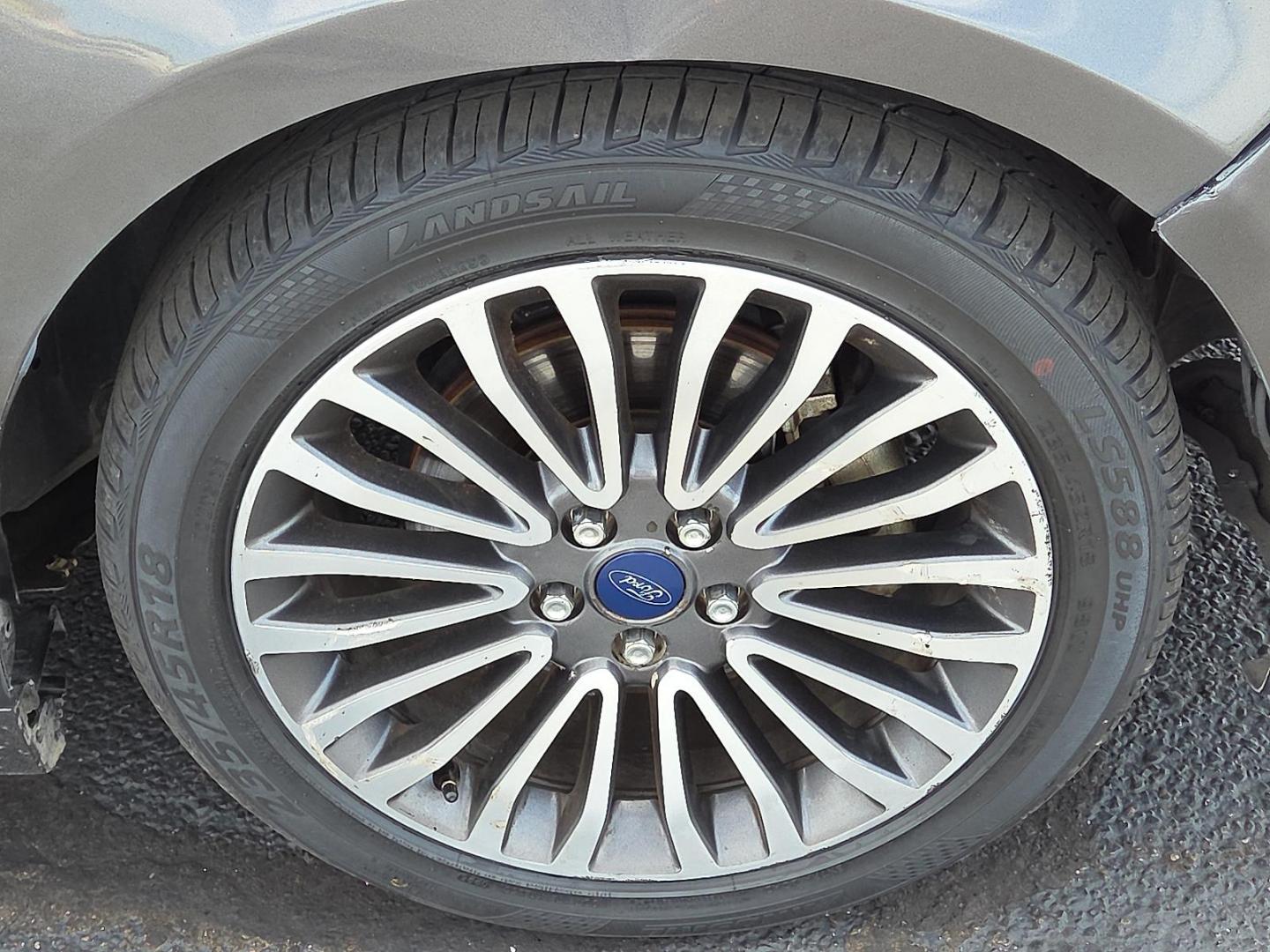 2018 Magnetic Metallic - J7 /Medium Soft Ceramic - CM Ford Fusion Titanium (3FA6P0D98JR) with an EcoBoost 2L I-4 gasoline direct injection, DOHC, variable valve control, intercooled turbo, regular unleaded, engine with 231HP engine, located at 4711 Ave Q, Lubbock, TX, 79412, (806) 687-2362, 33.551304, -101.855293 - Photo#10